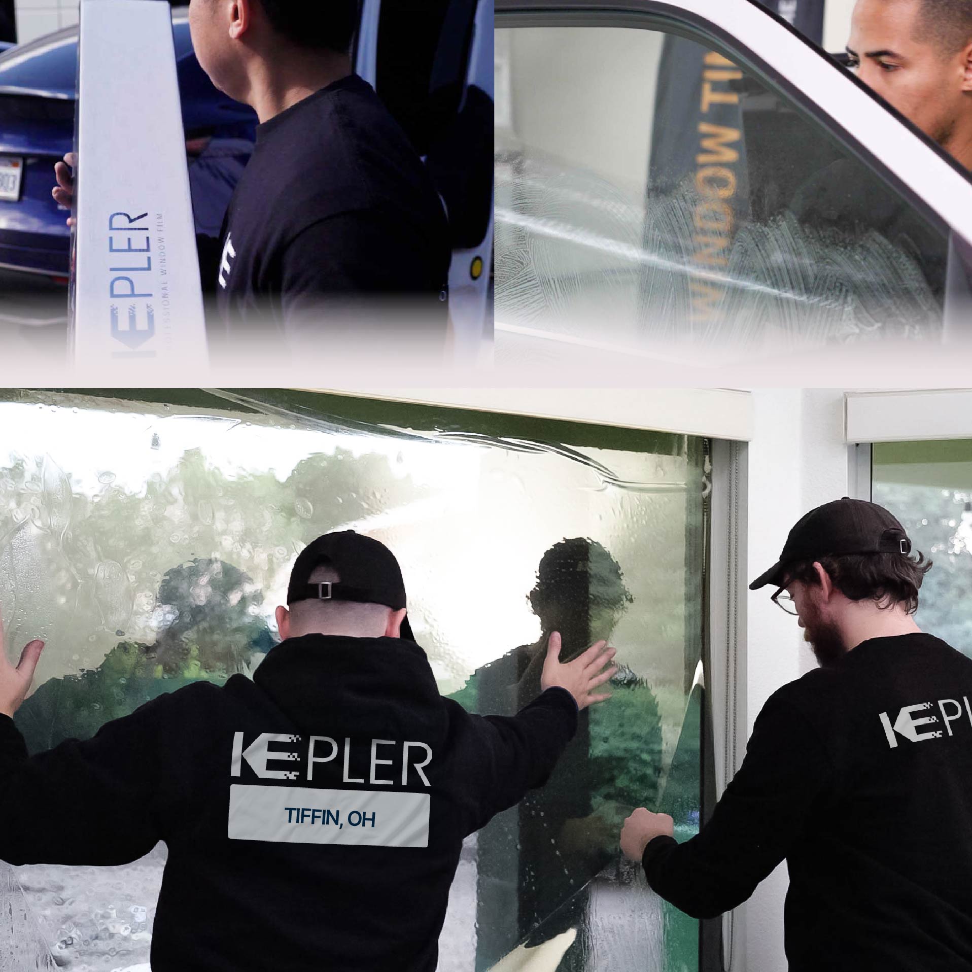 Kepler Specialist Performing Commercial Window Tinting in Tiffin Tiffin