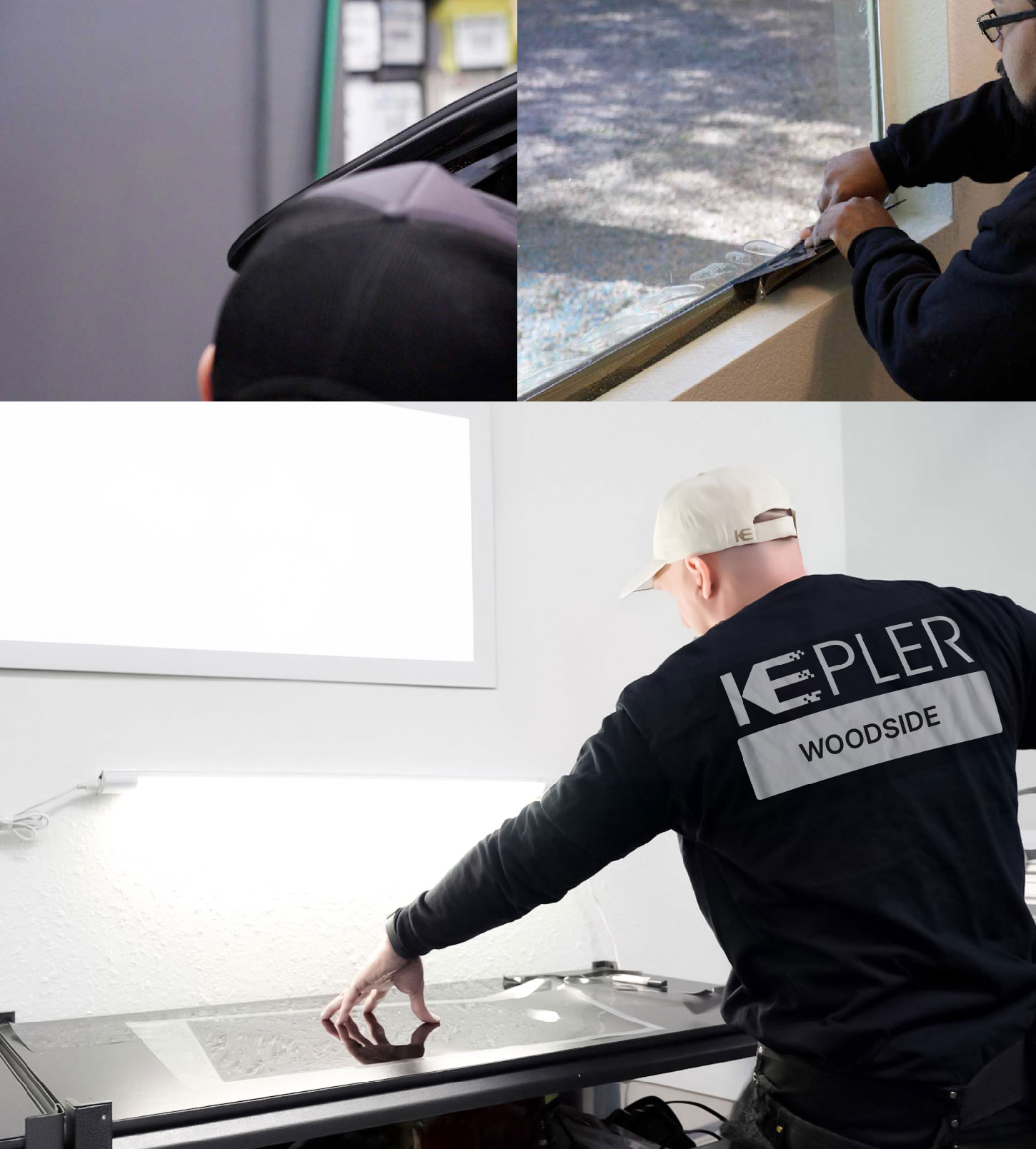 Window Tinting Specialist Cutting Film in Woodside, New York