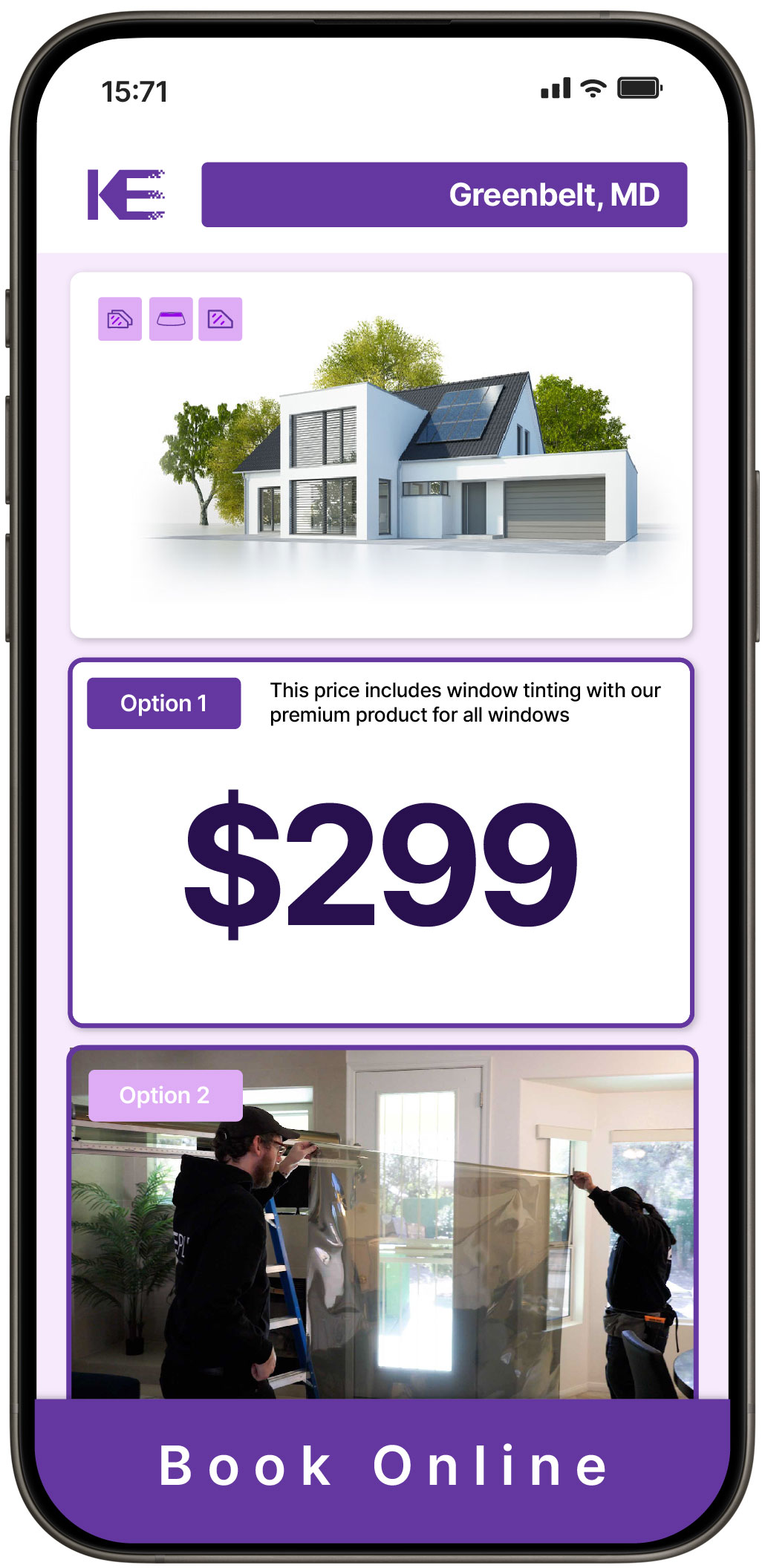 View Competitive Home Window Tinting Prices in Greenbelt, Maryland