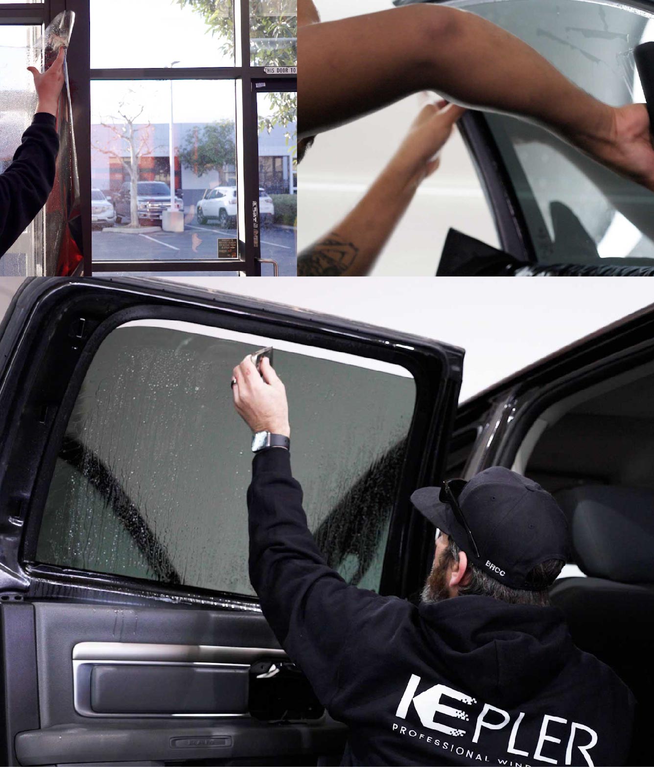 Kepler Window Tinting Specialists at Work in Brentwood, California