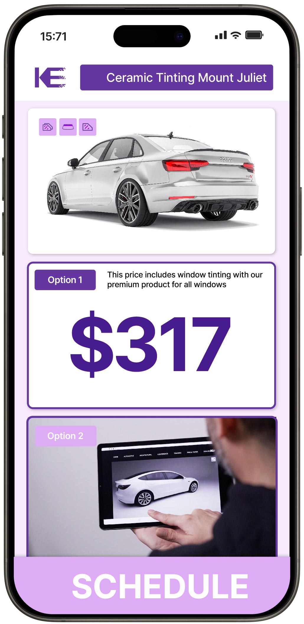 View Competitive Ceramic Window Tinting Costs in Mount Juliet, Tennessee