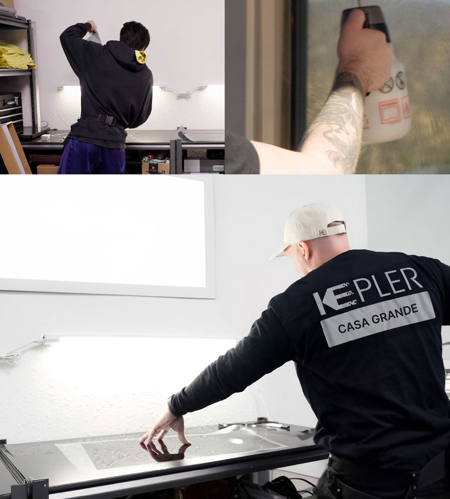 Window Tinting Specialist Cutting Film in Casa Grande, Arizona