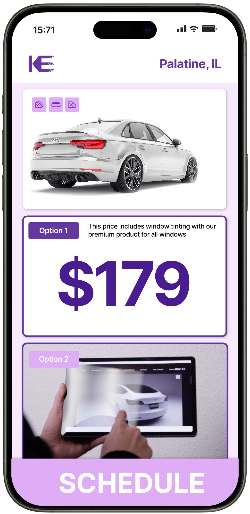 View Affordable Car Window Tinting Costs in Palatine, Illinois