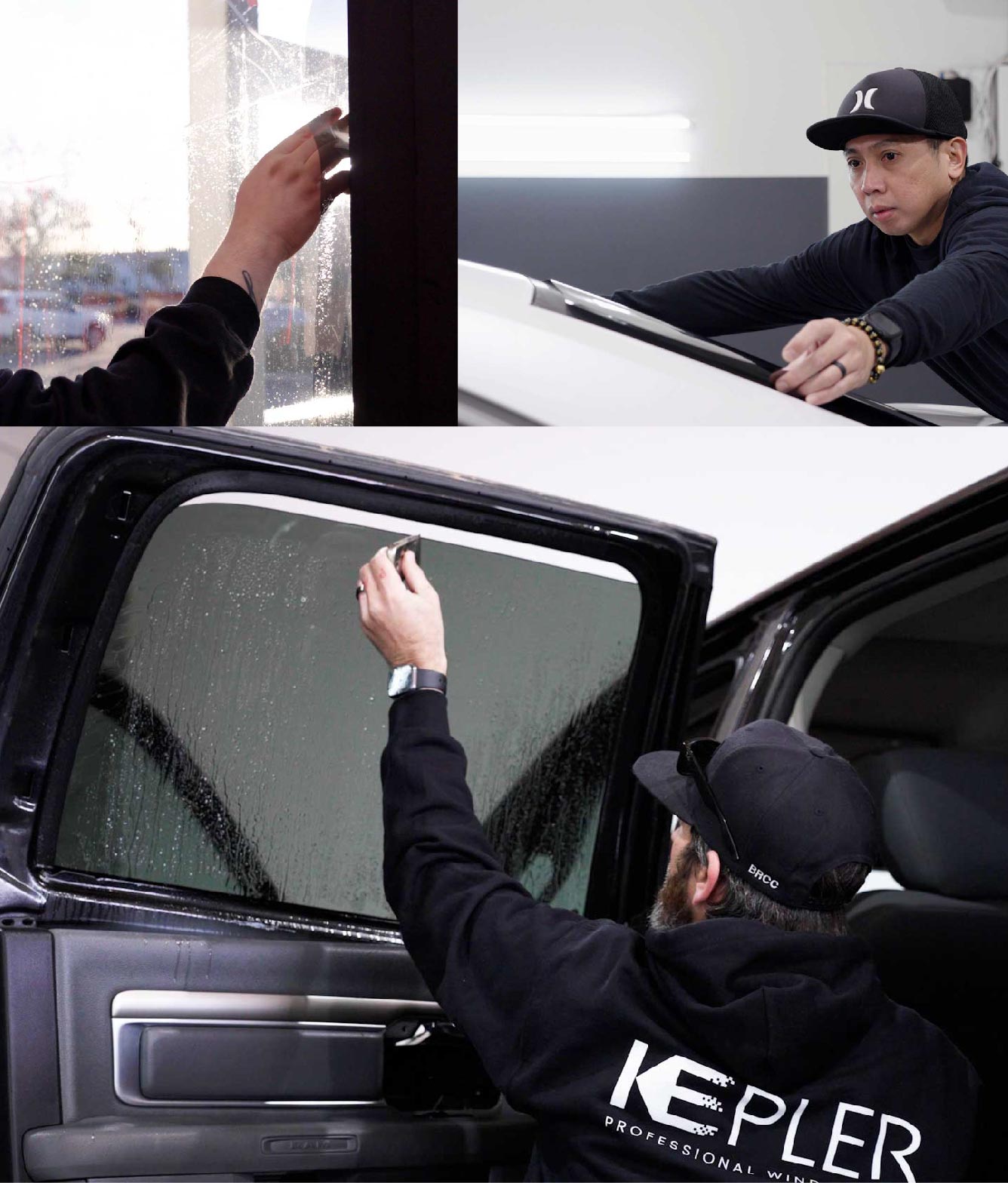 Kepler Window Tinting Specialists at Work in Delano, California