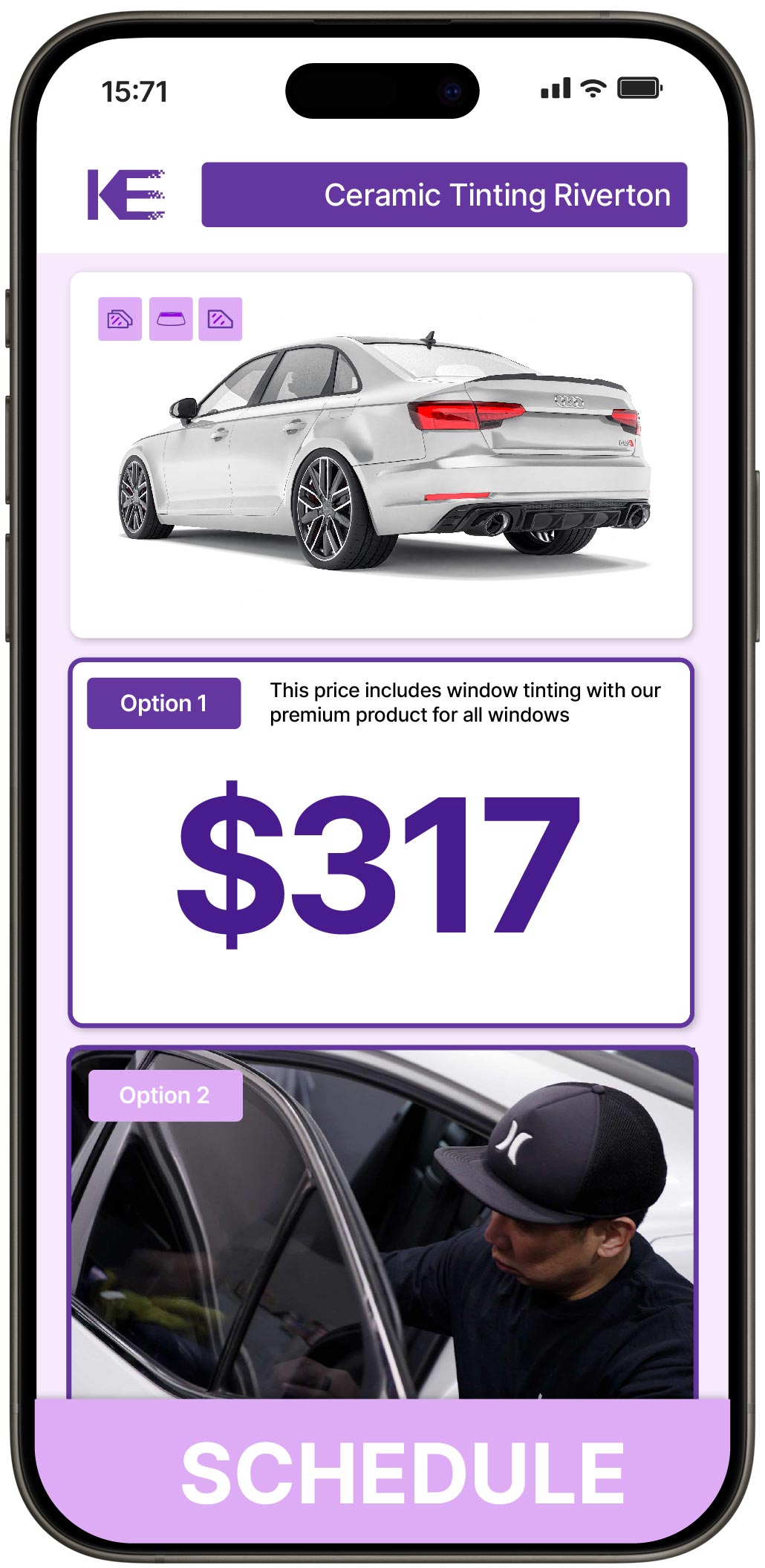 View Competitive Ceramic Window Tinting Rates in Riverton, Utah