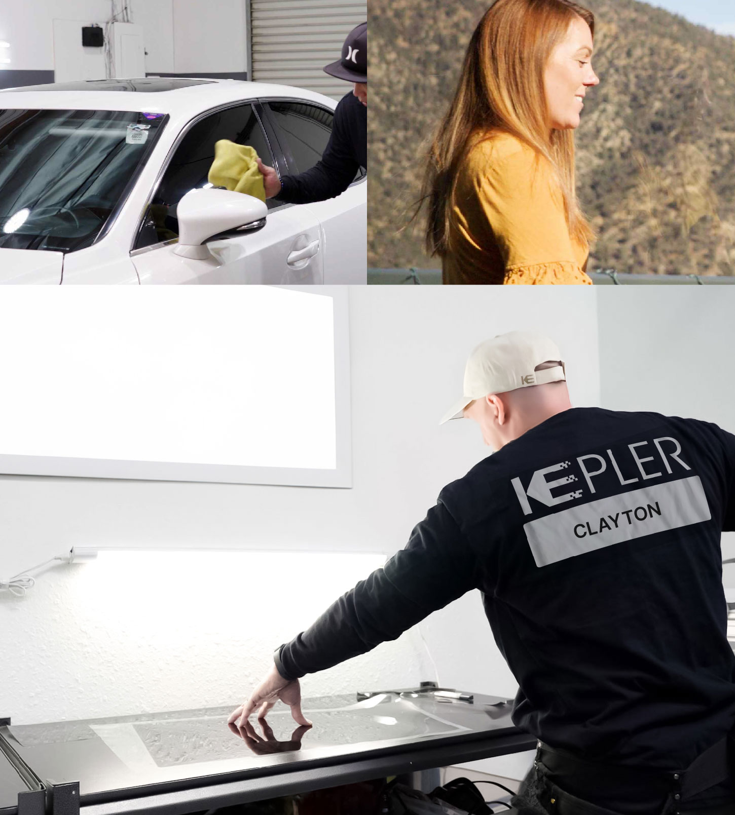 Window Tinting Specialist Cutting Film in Clayton, North Carolina