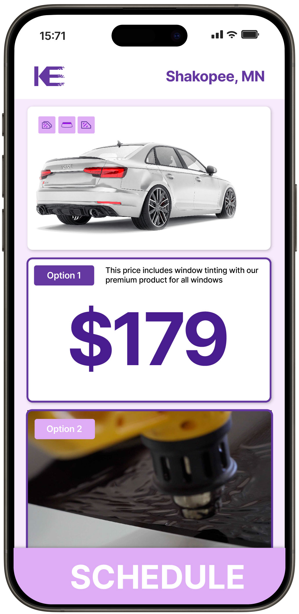 View Affordable Car Window Tinting Rates in Shakopee, Minnesota