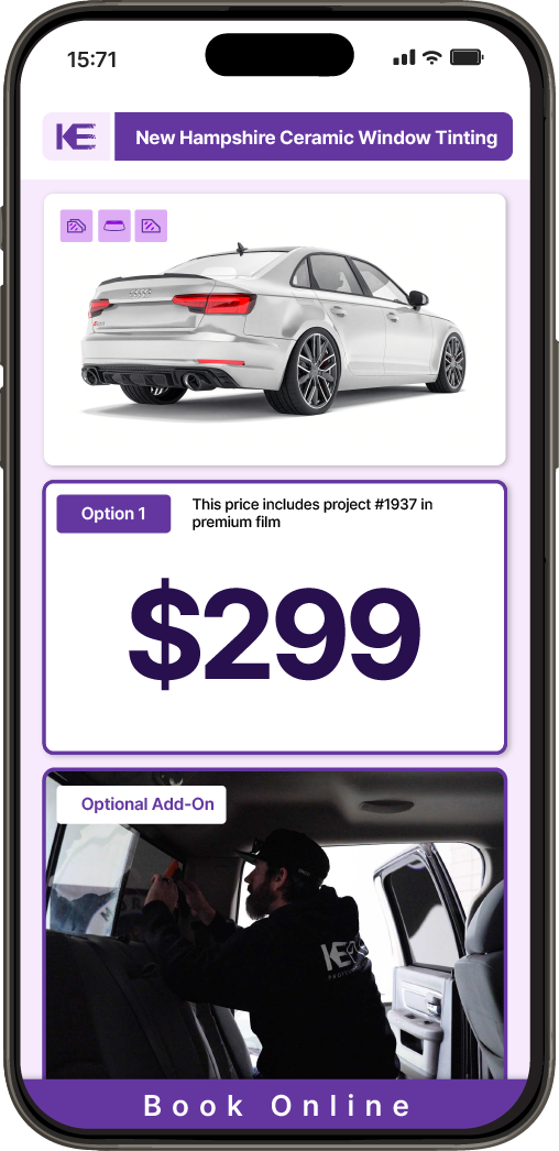 View Competitive Car Window Tinting Prices in New Hampshire
