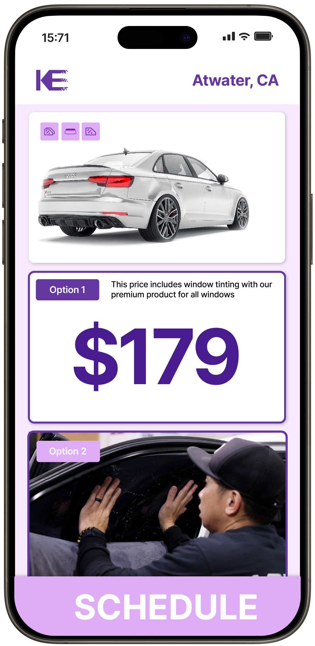 View Reasonable Car Window Tinting Costs in Atwater, California