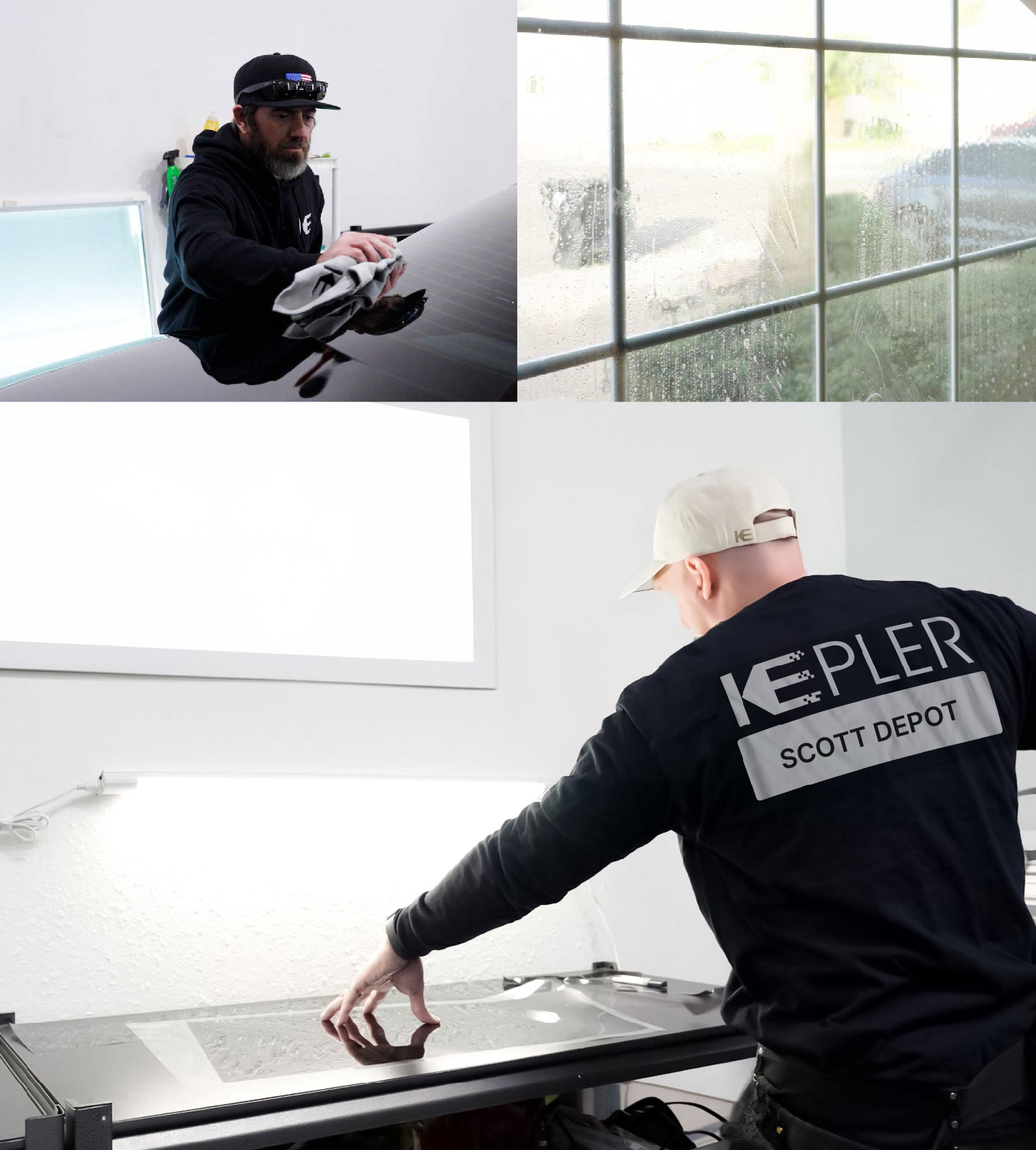 Window Tinting Specialist Cutting Film in Scott Depot, West Virginia