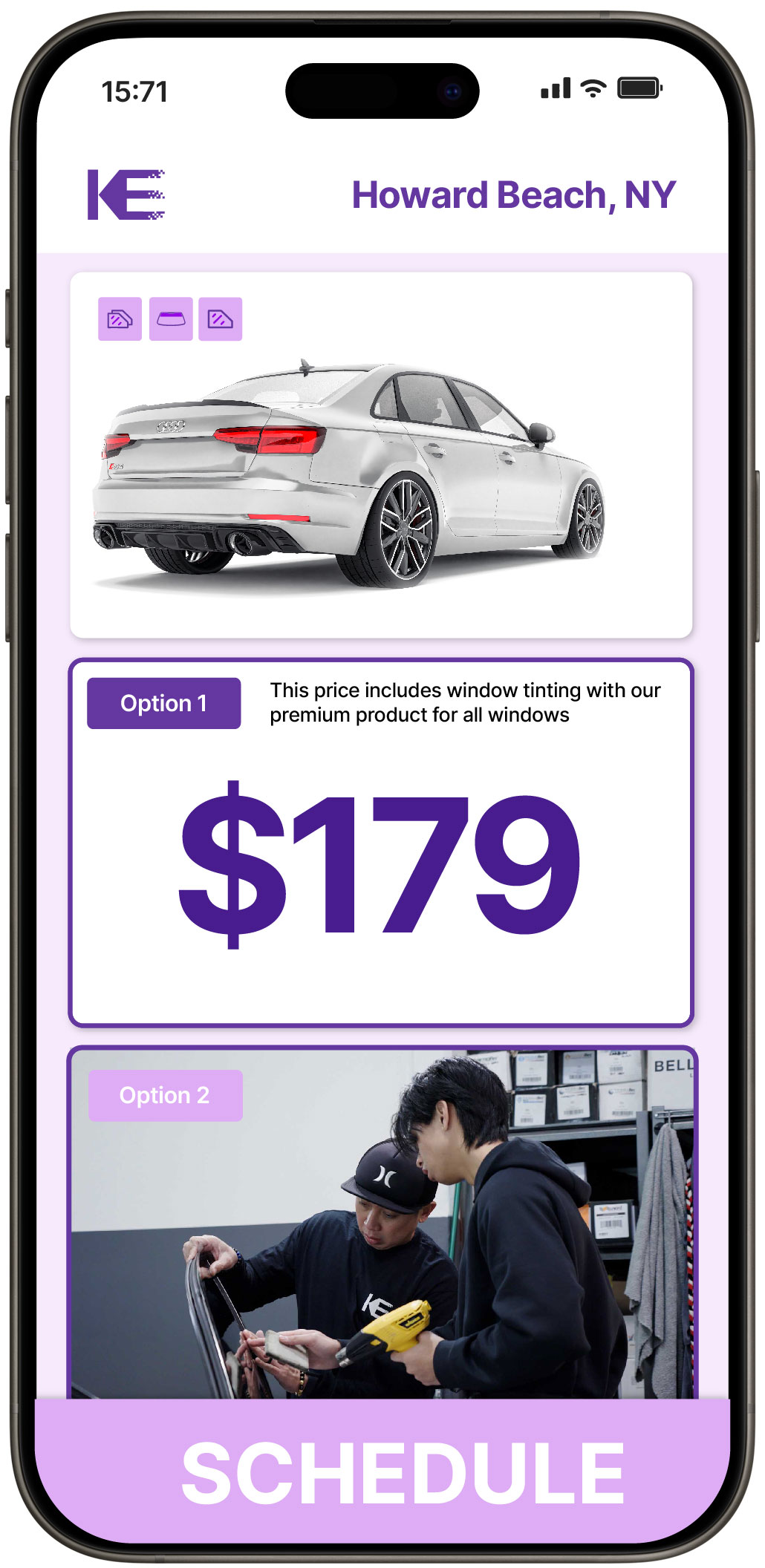 View Competitive Car Window Tinting Rates in Howard Beach, New York