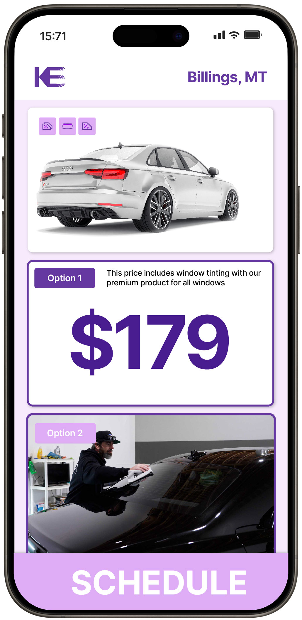 View Competitive Car Window Tinting Prices in Billings, Montana