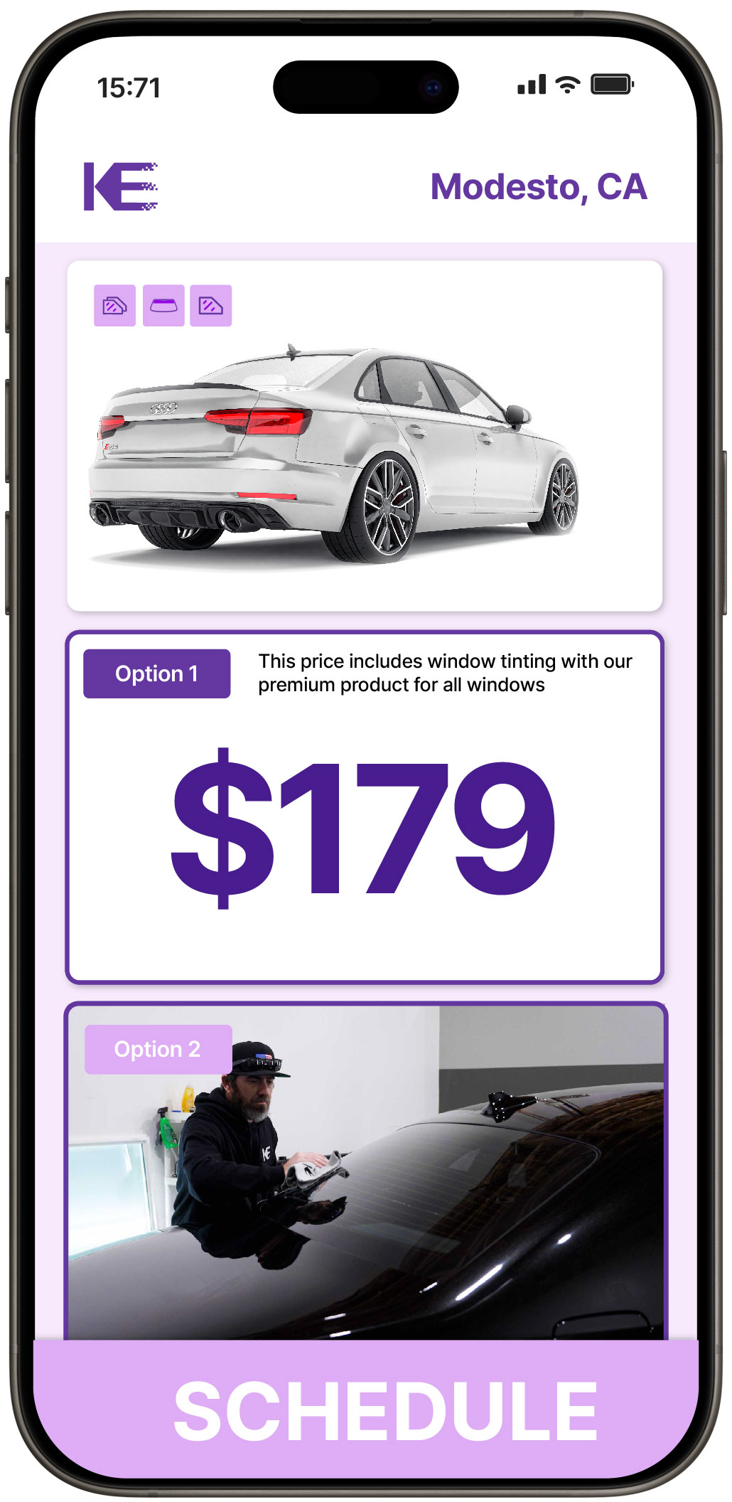 View Affordable Car Window Tinting Prices in Modesto, California