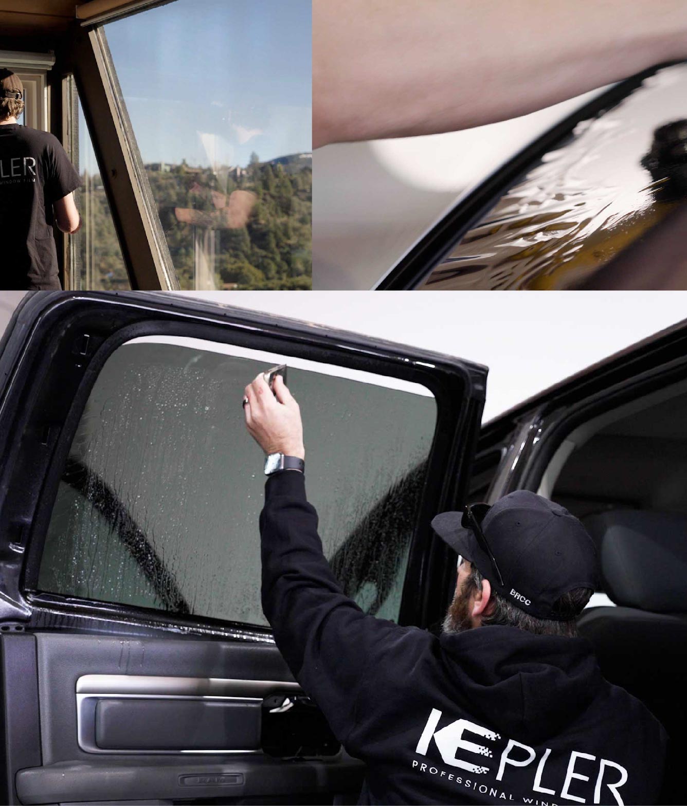 Kepler Window Tinting Specialists at Work in North Richland Hills, Texas