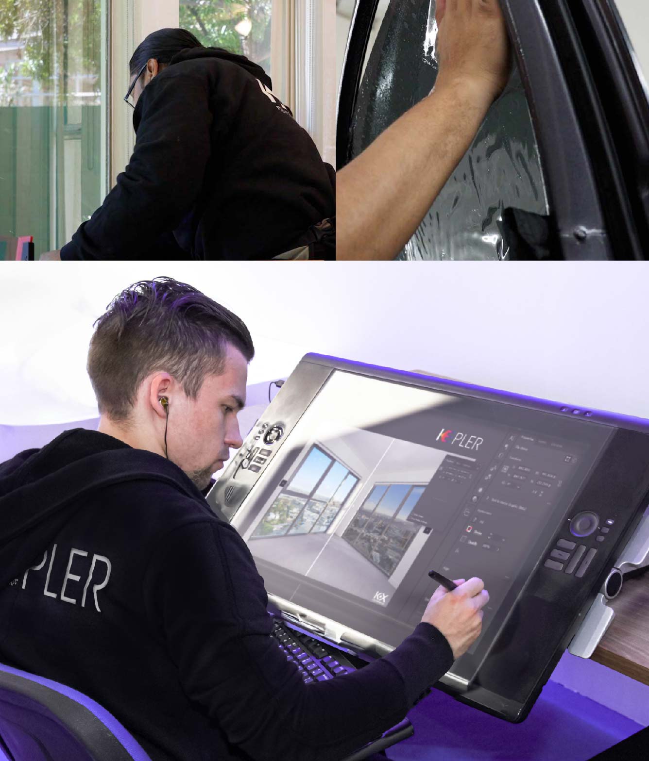 Kepler Specialist Performing Commercial Window Tinting in Albany Albany