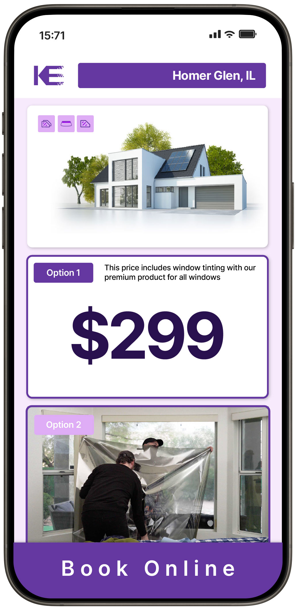 View Competitive Home Window Tinting Costs in Homer Glen, Illinois