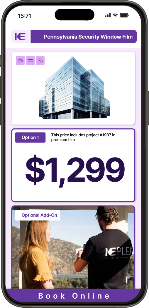 Get Security Window Film Pricing on Your Phone in Pennsylvania