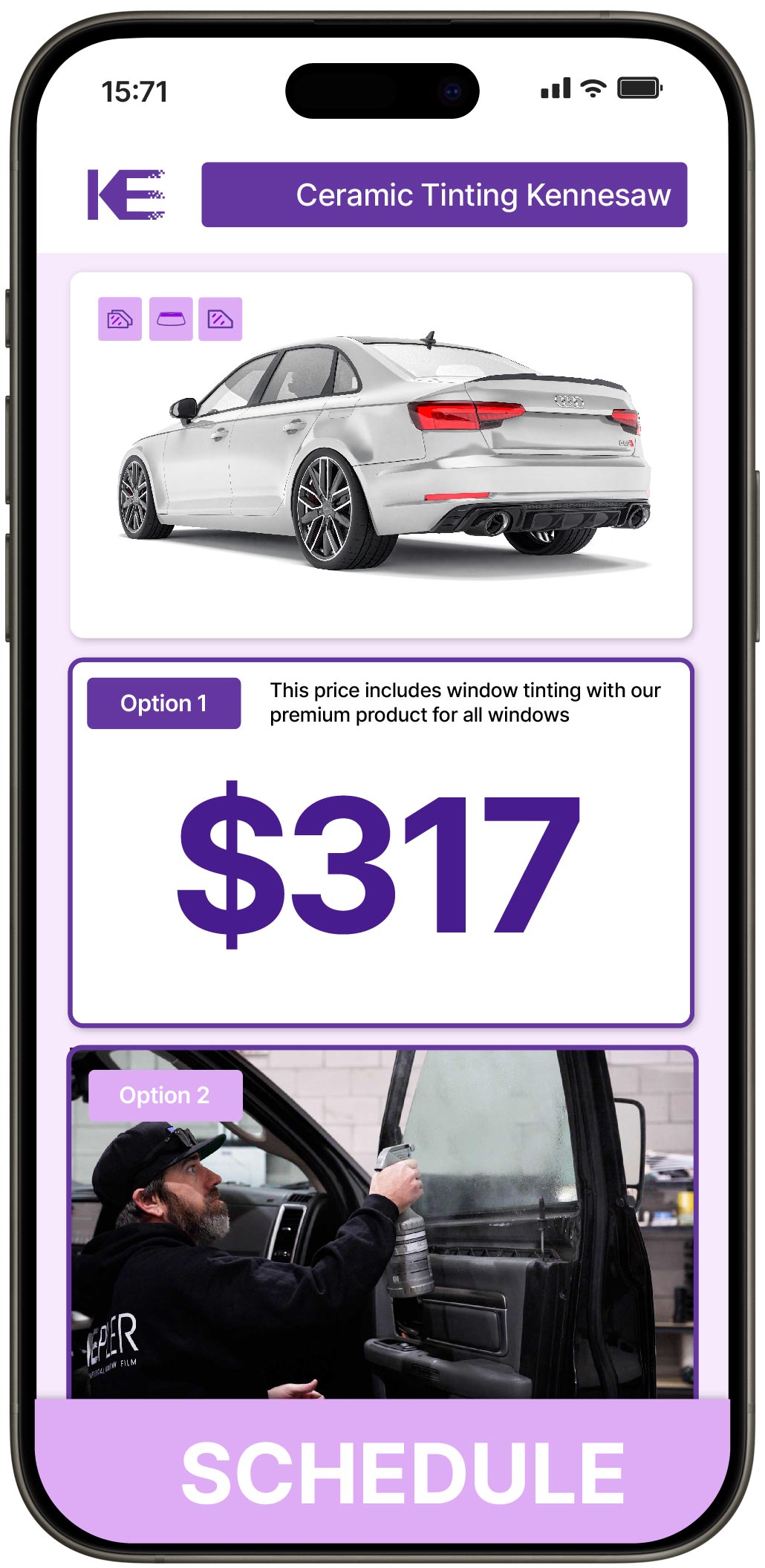 View Competitive Ceramic Window Tinting Prices in Kennesaw, Georgia