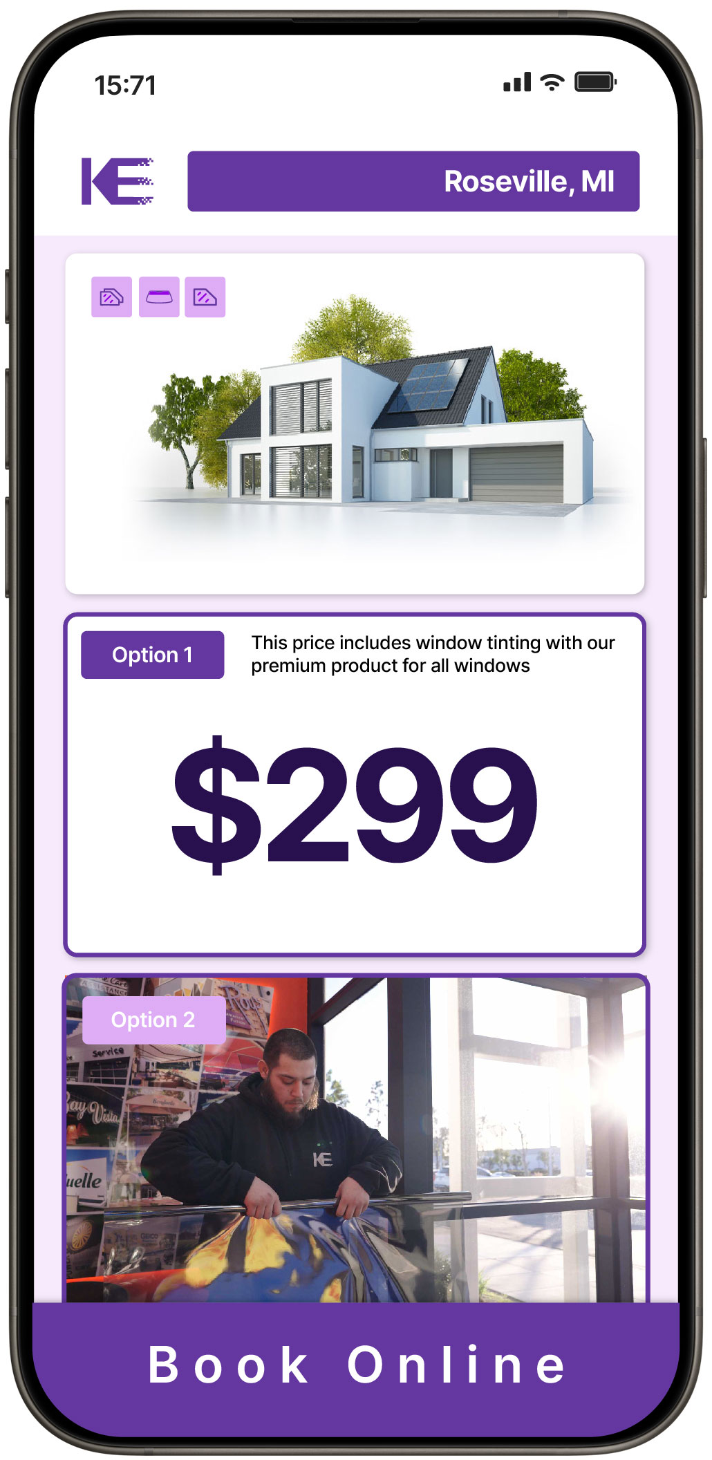 View Affordable Home Window Tinting Rates in Roseville, Michigan