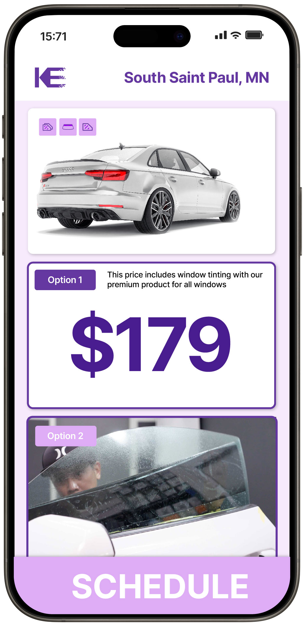 View Affordable Car Window Tinting Prices in South Saint Paul, Minnesota