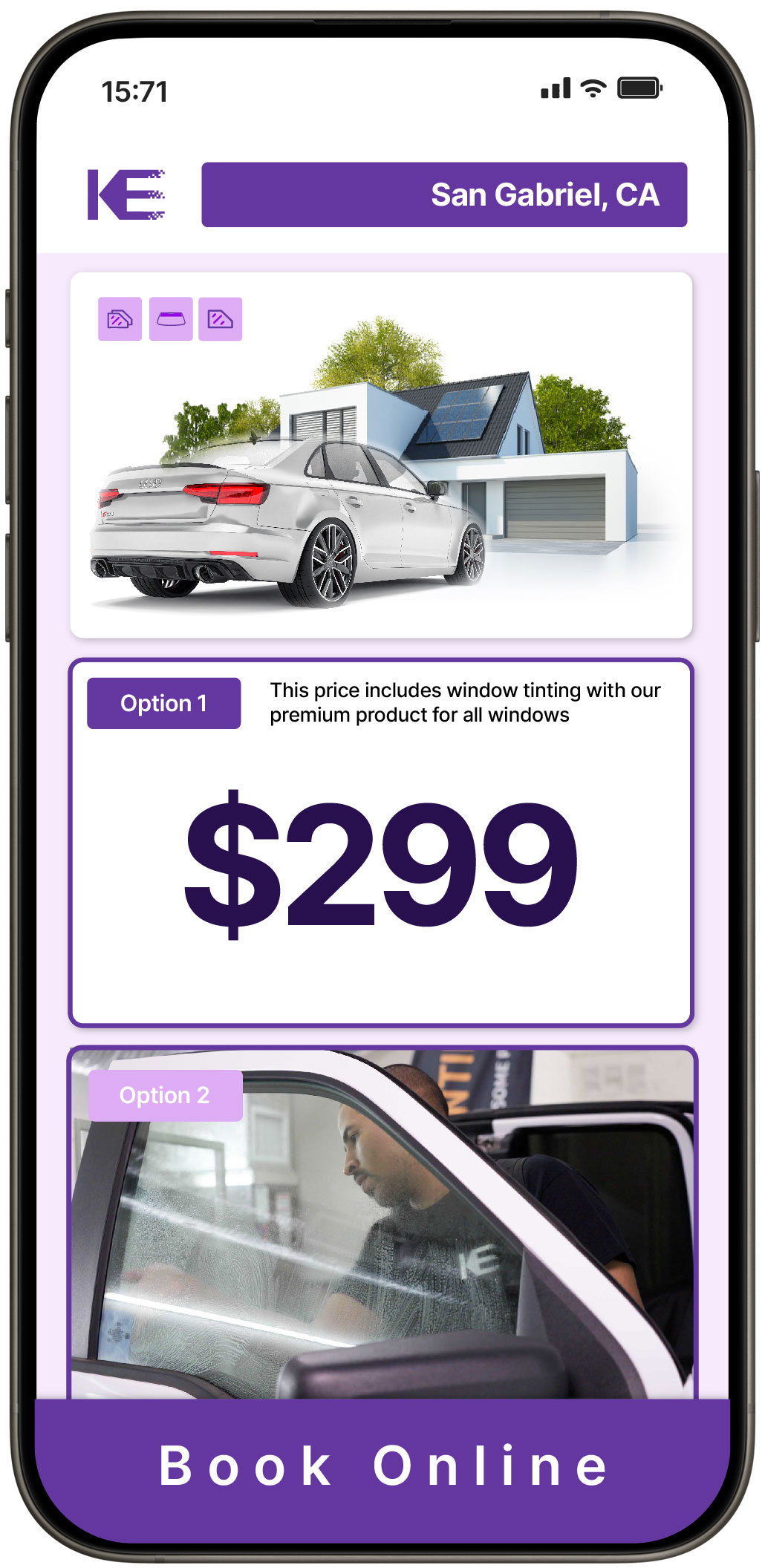 View Affordable Tesla Window Tinting Prices in American Canyon, California