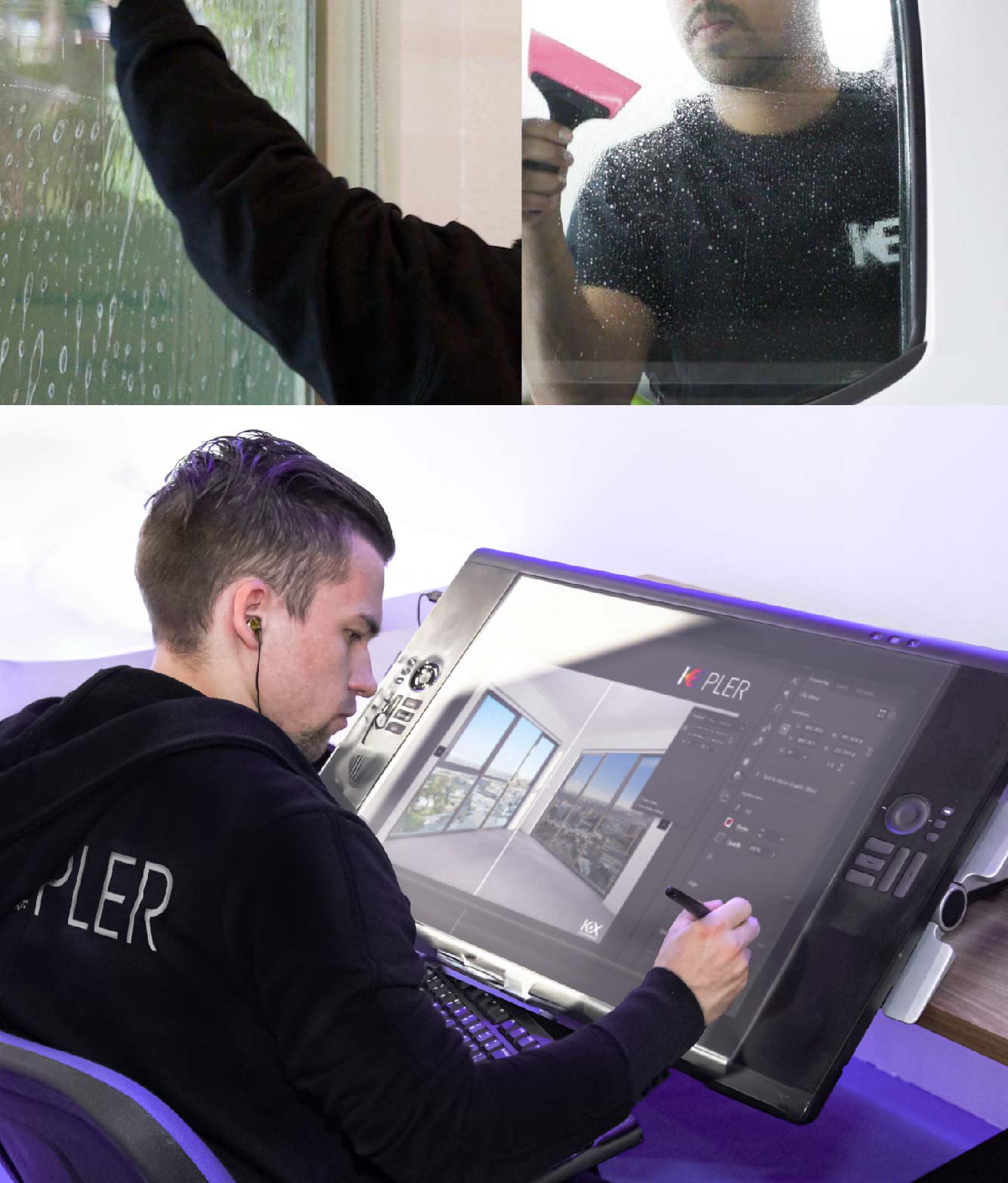 Kepler Specialist Performing Commercial Window Tinting in Kirkland Kirkland