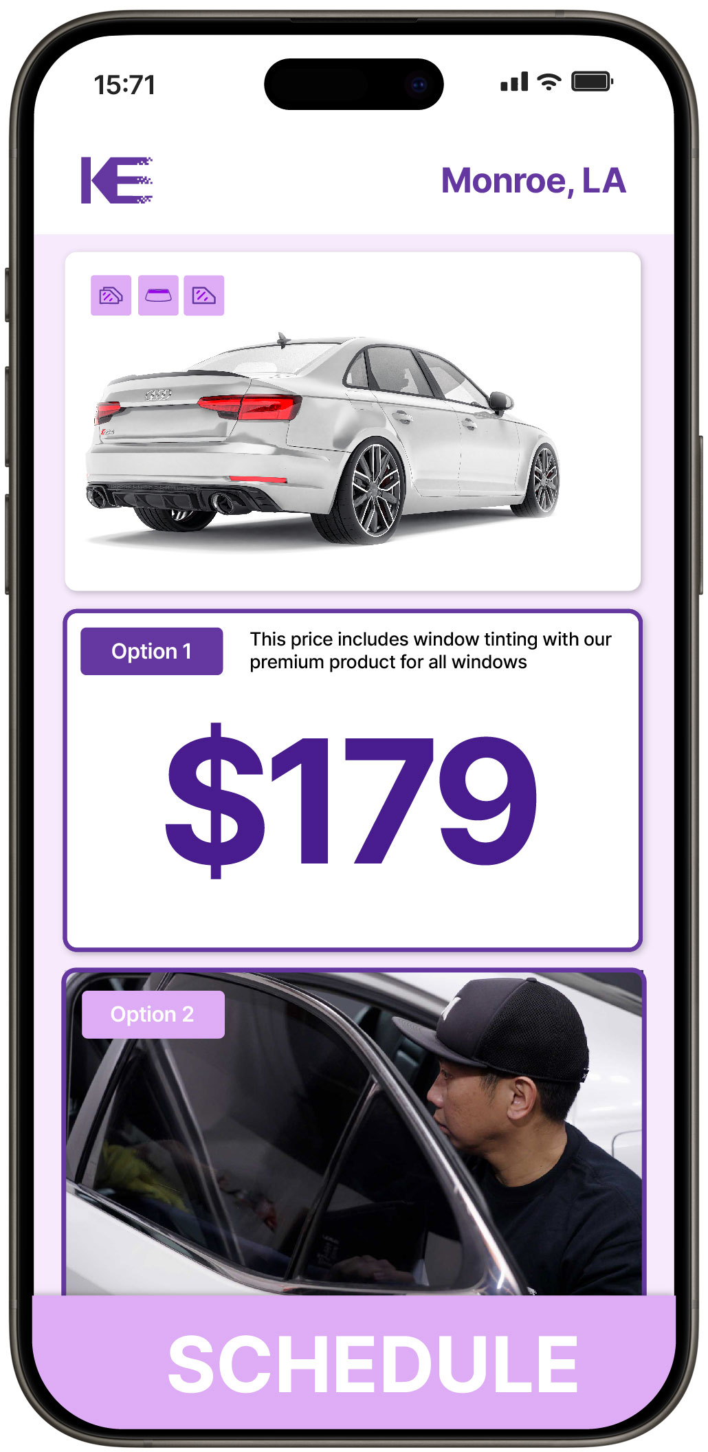 View Affordable Car Window Tinting Rates in Monroe, Louisiana