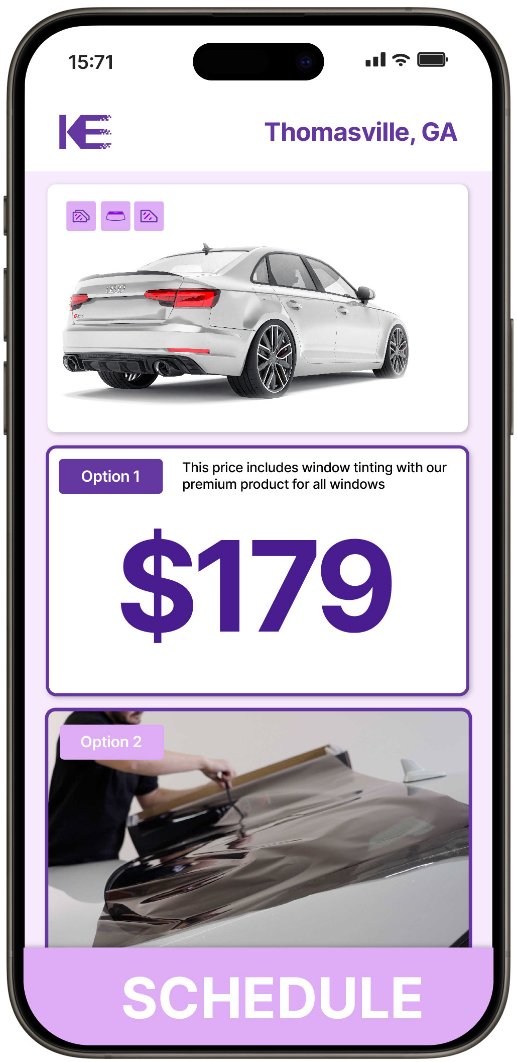 View Competitive Car Window Tinting Prices in Thomasville, Georgia