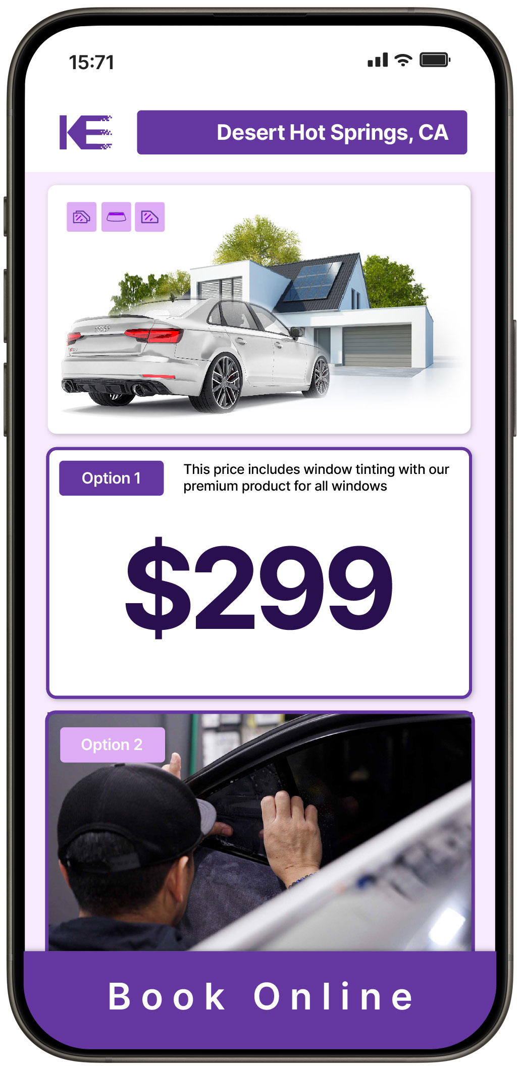 View Competitive Window Tinting Prices in Desert Hot Springs, California