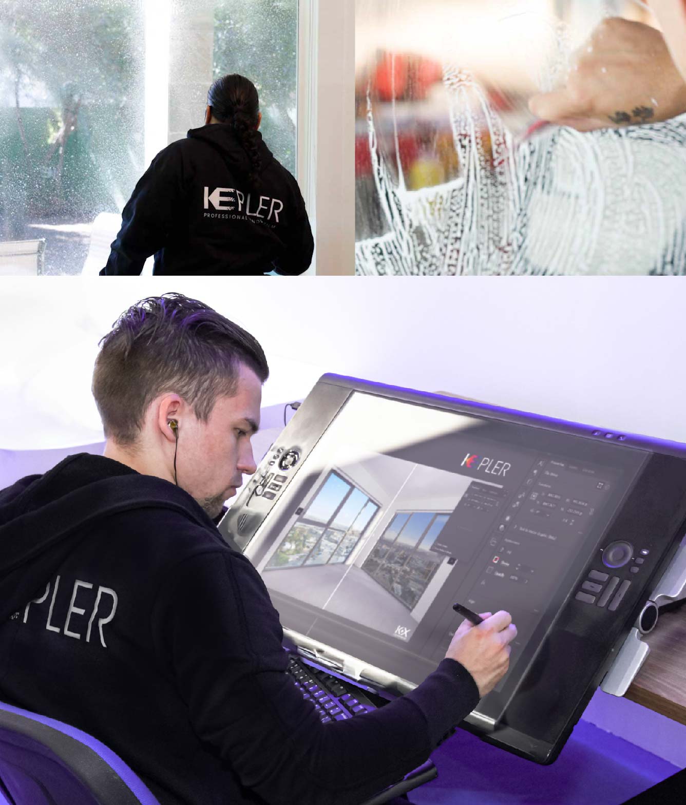 Kepler Specialist Performing Commercial Window Tinting in Monterey Monterey