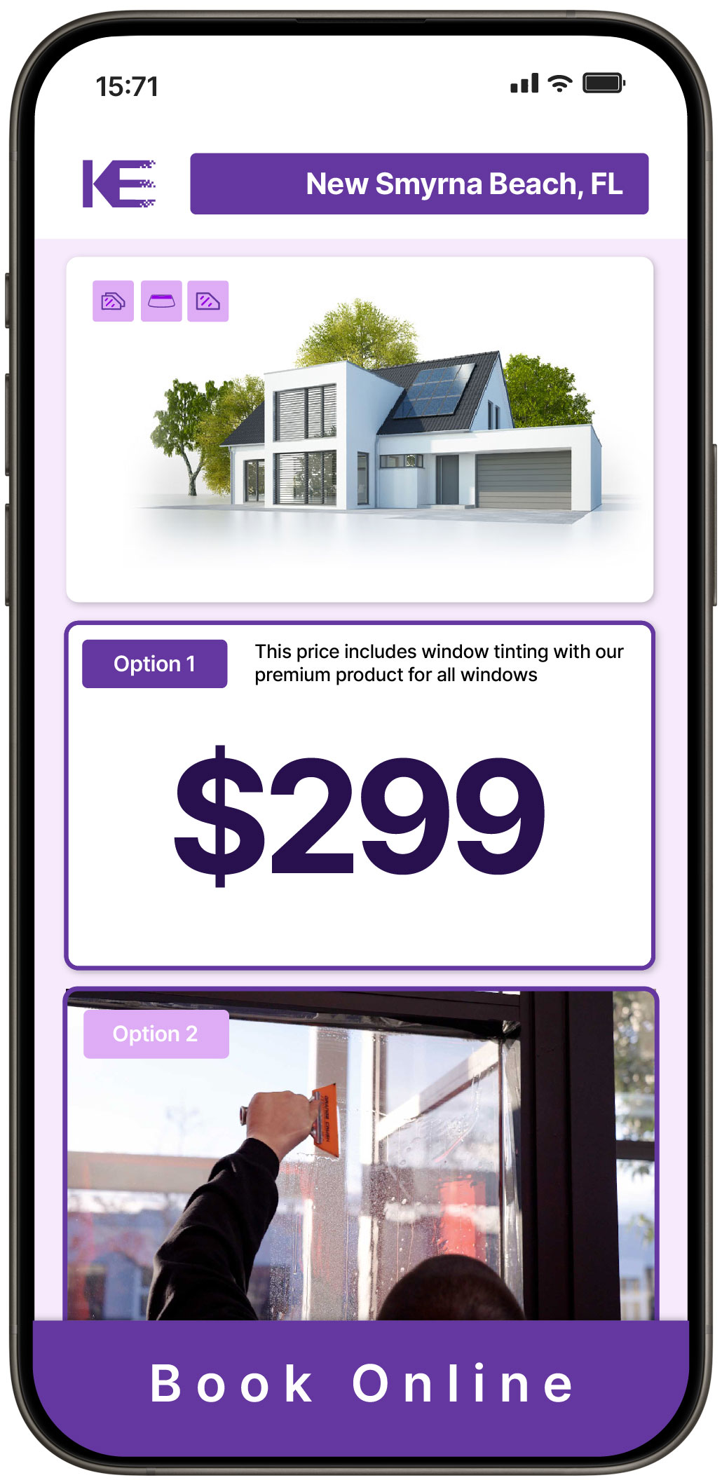 View Reasonable Home Window Tinting Rates in New Smyrna Beach, Florida