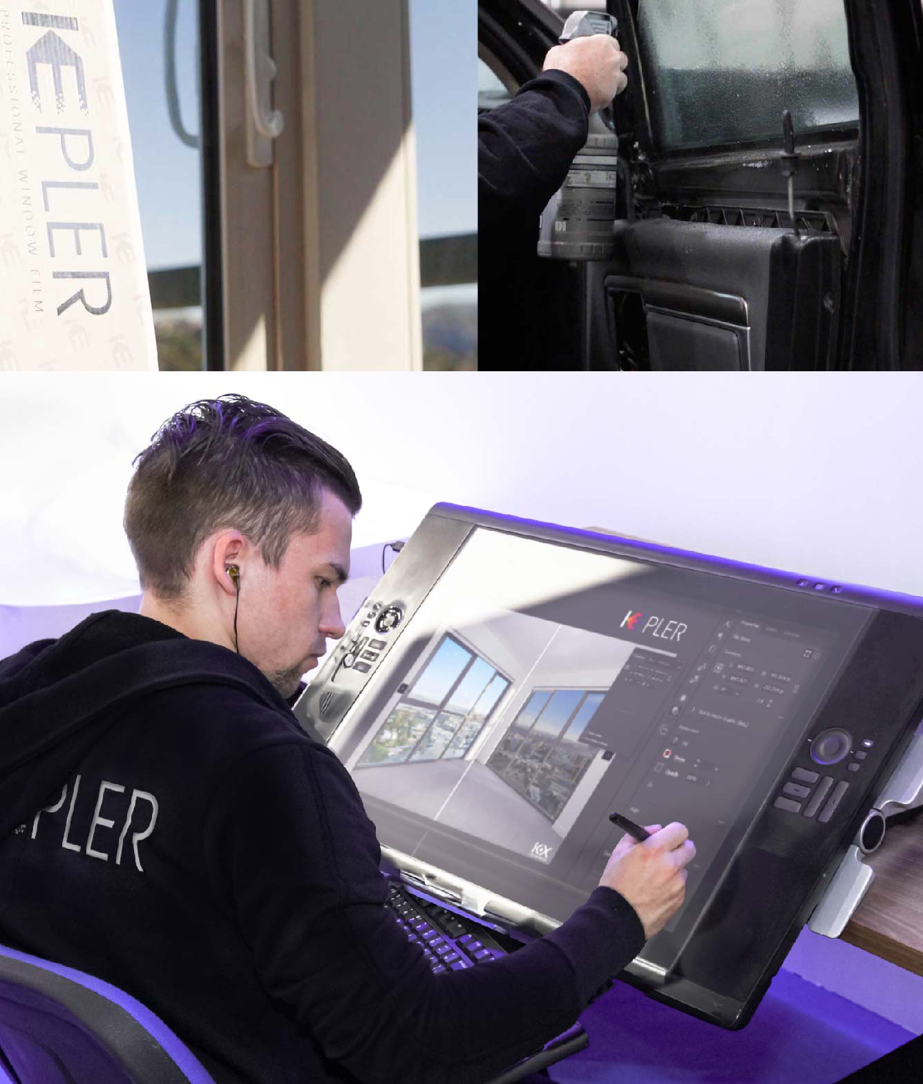 Kepler Specialist Performing Commercial Window Tinting in Collierville Collierville