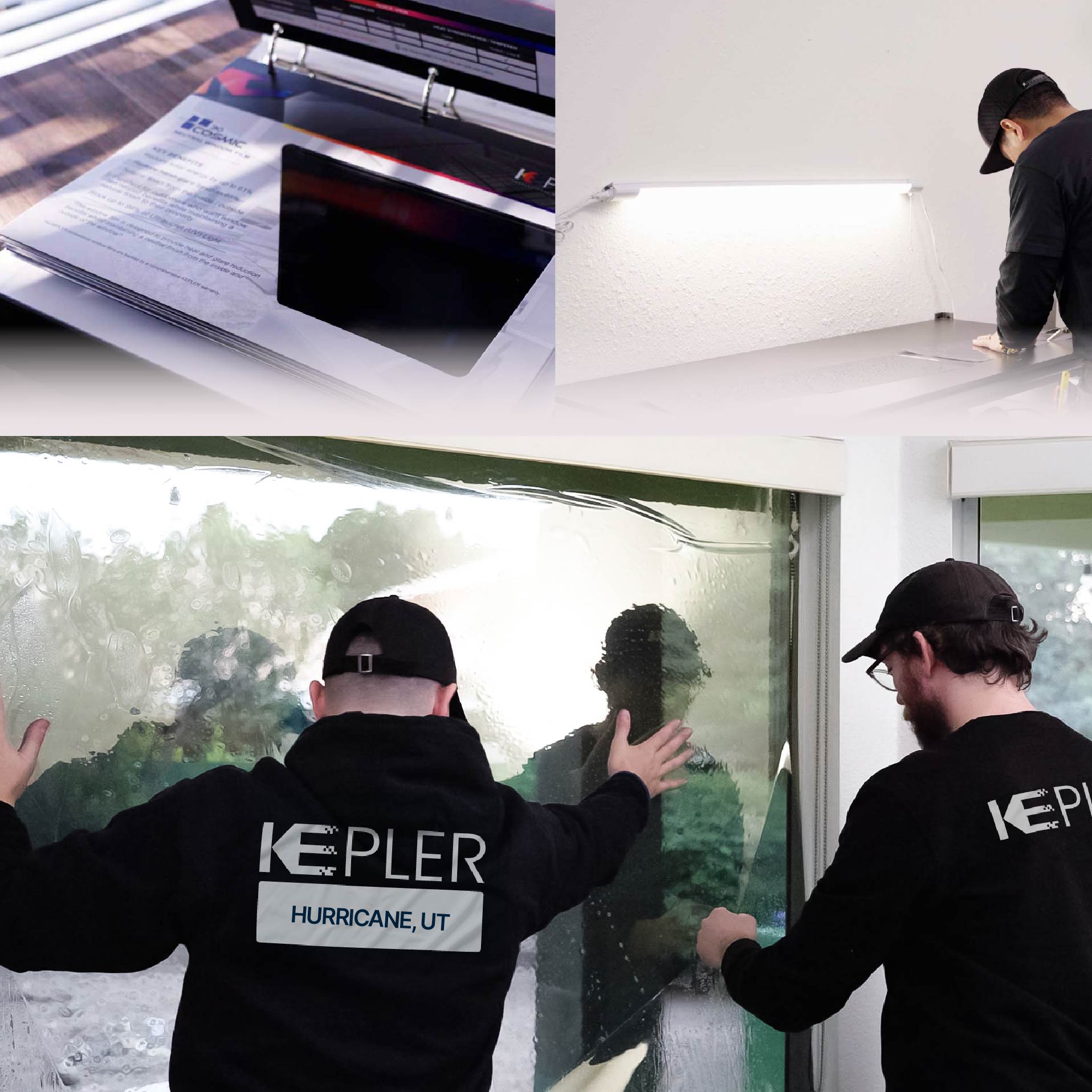Kepler Specialist Performing Commercial Window Tinting in Hurricane Hurricane
