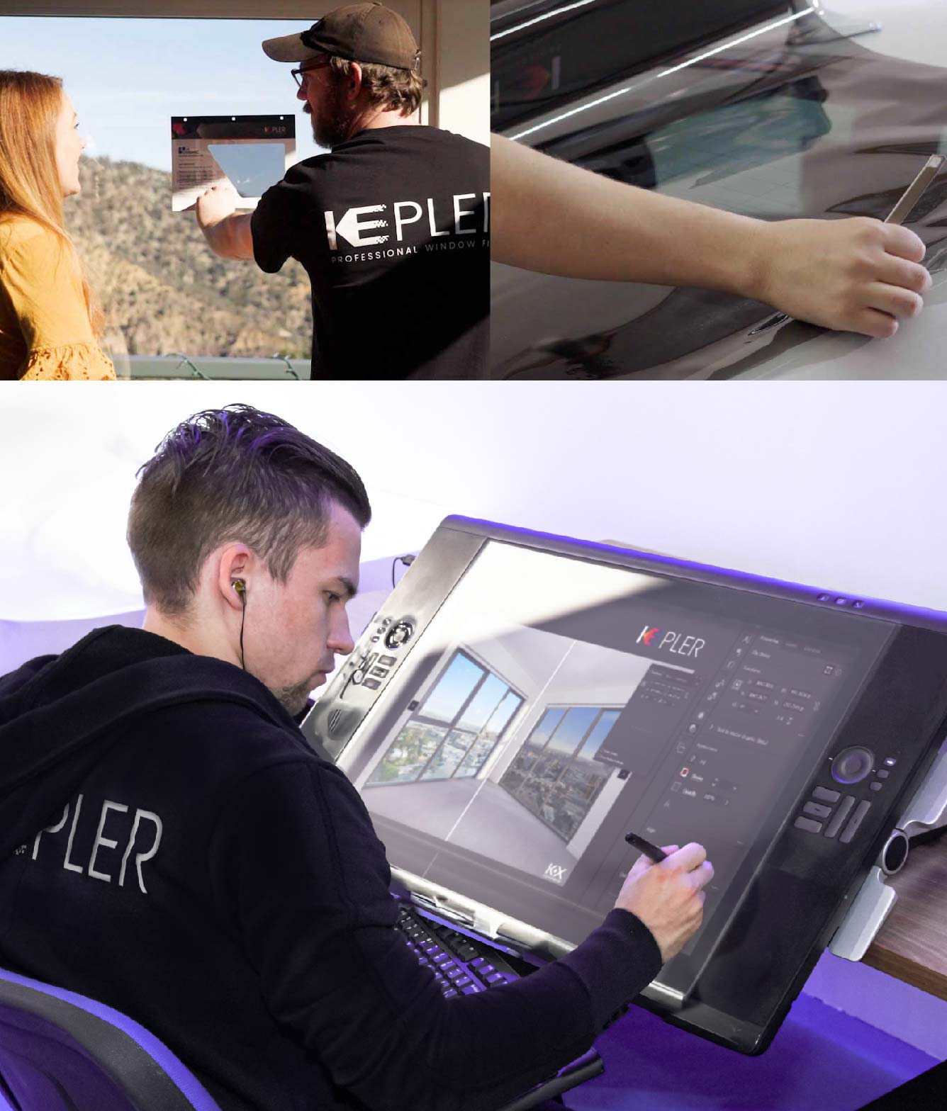 Kepler Specialist Performing Commercial Window Tinting in Pleasant Grove Pleasant Grove