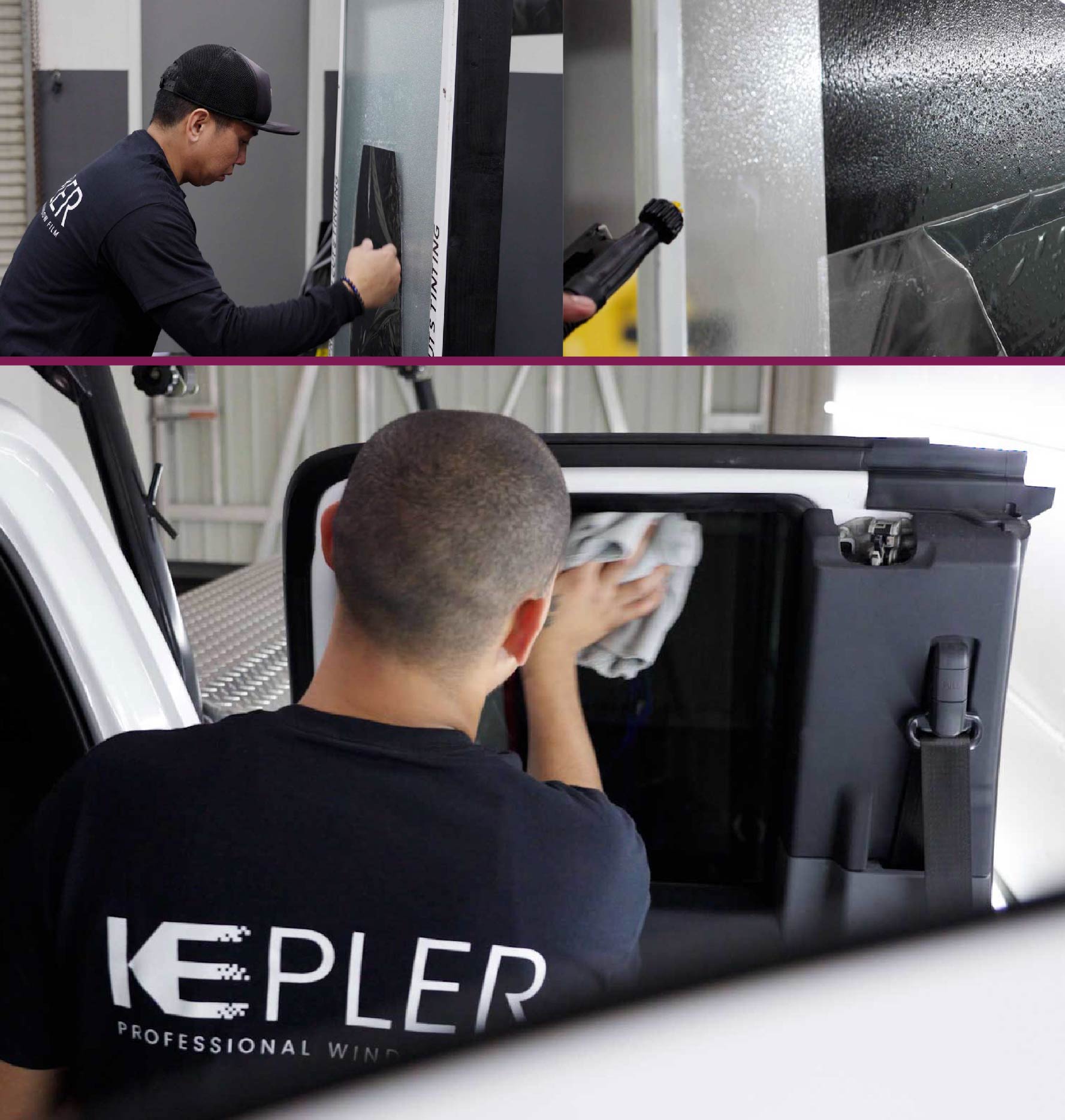 Kepler Dealer Installing Automotive Window Tint in Iowa