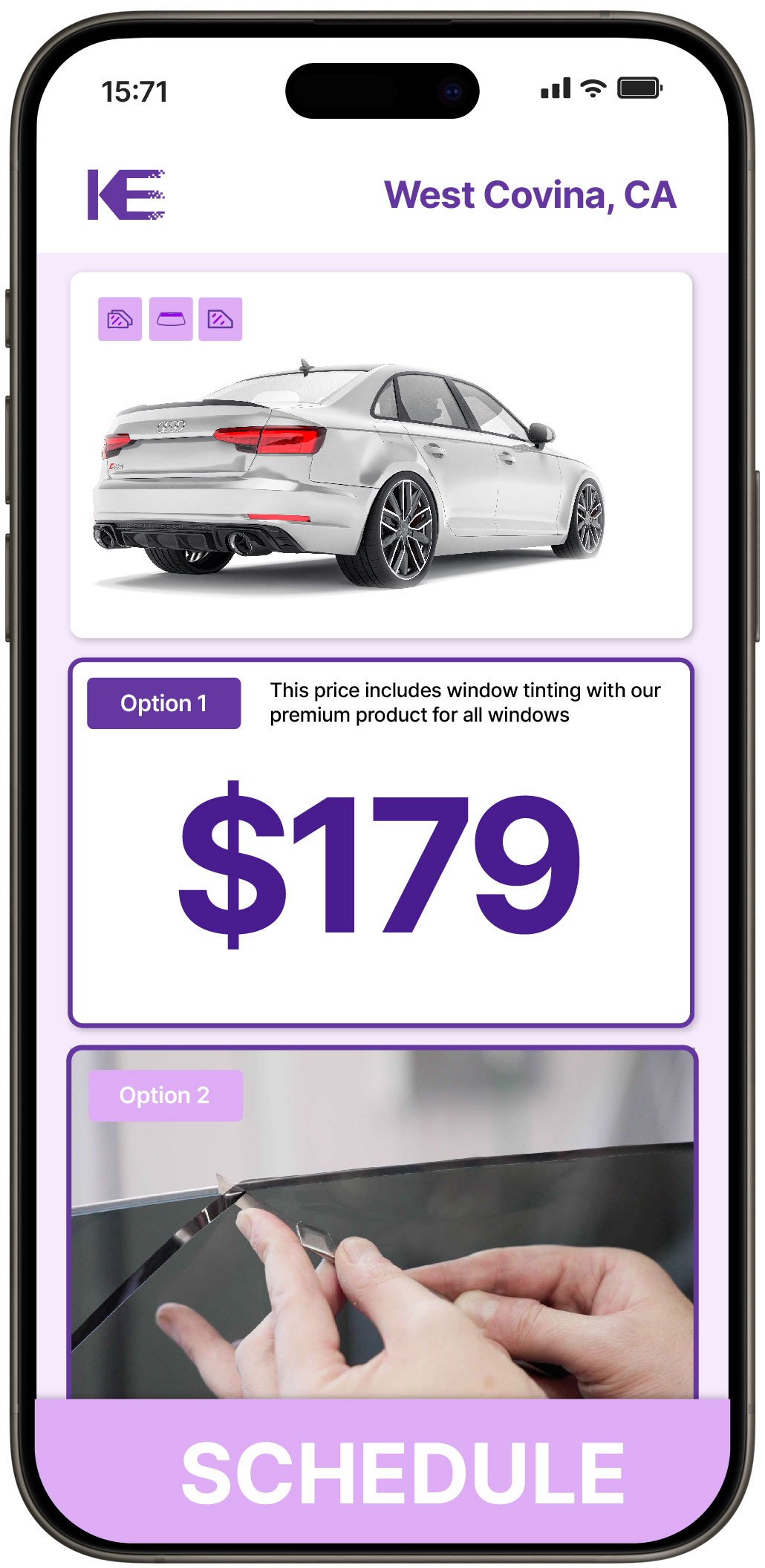 View Competitive Car Window Tinting Rates in West Covina, California