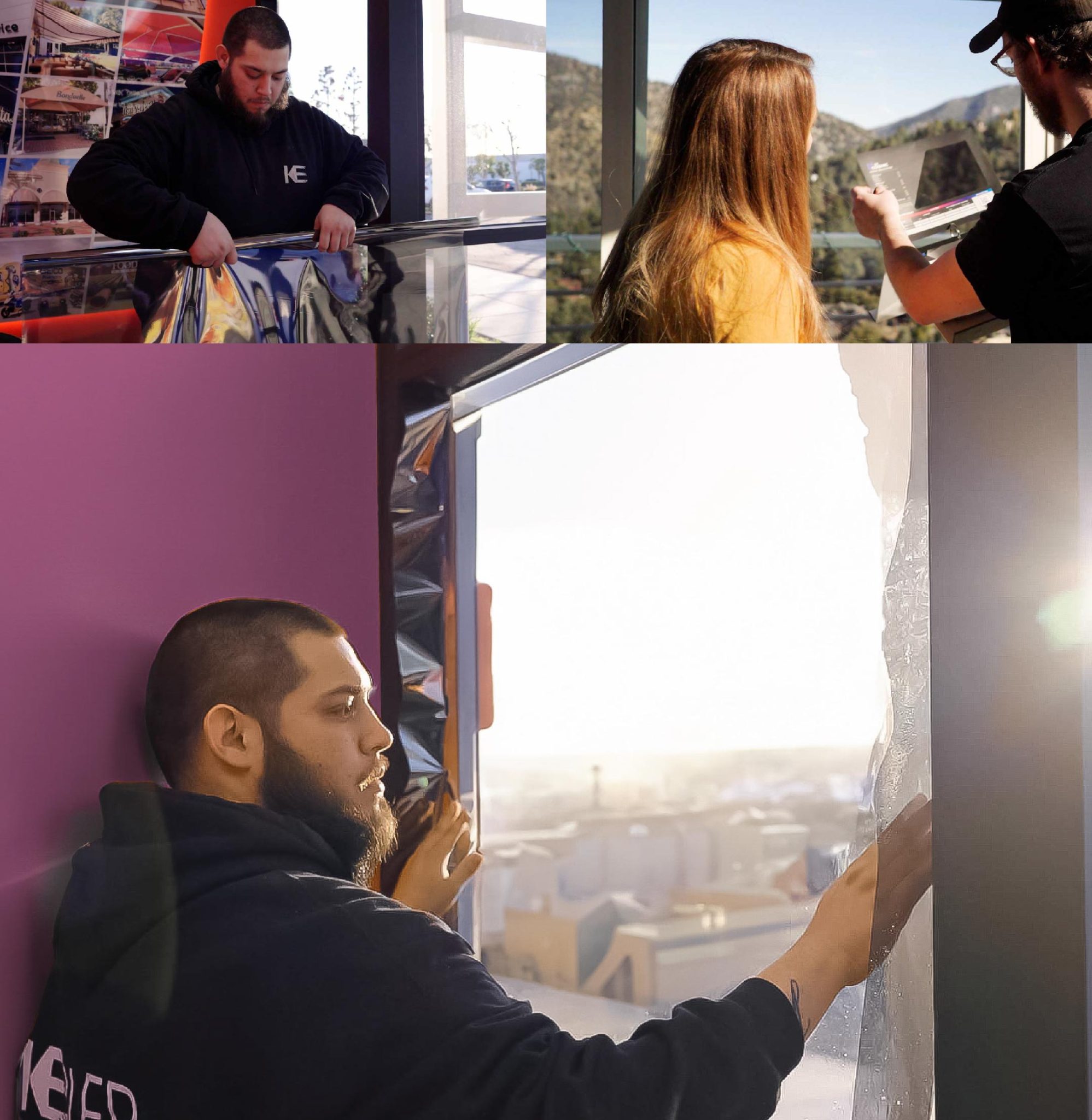 Kepler Specialist Performing Commercial Window Tinting in California