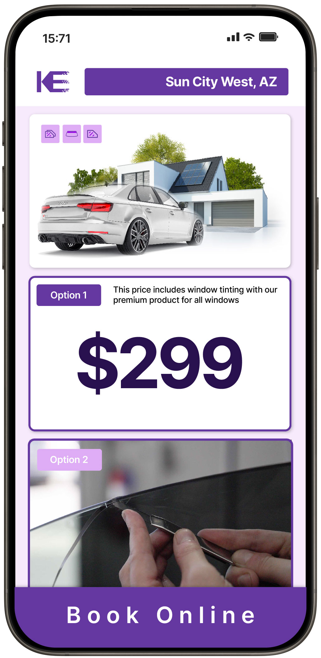 View Competitive Window Tinting Prices in Sun City West, Arizona
