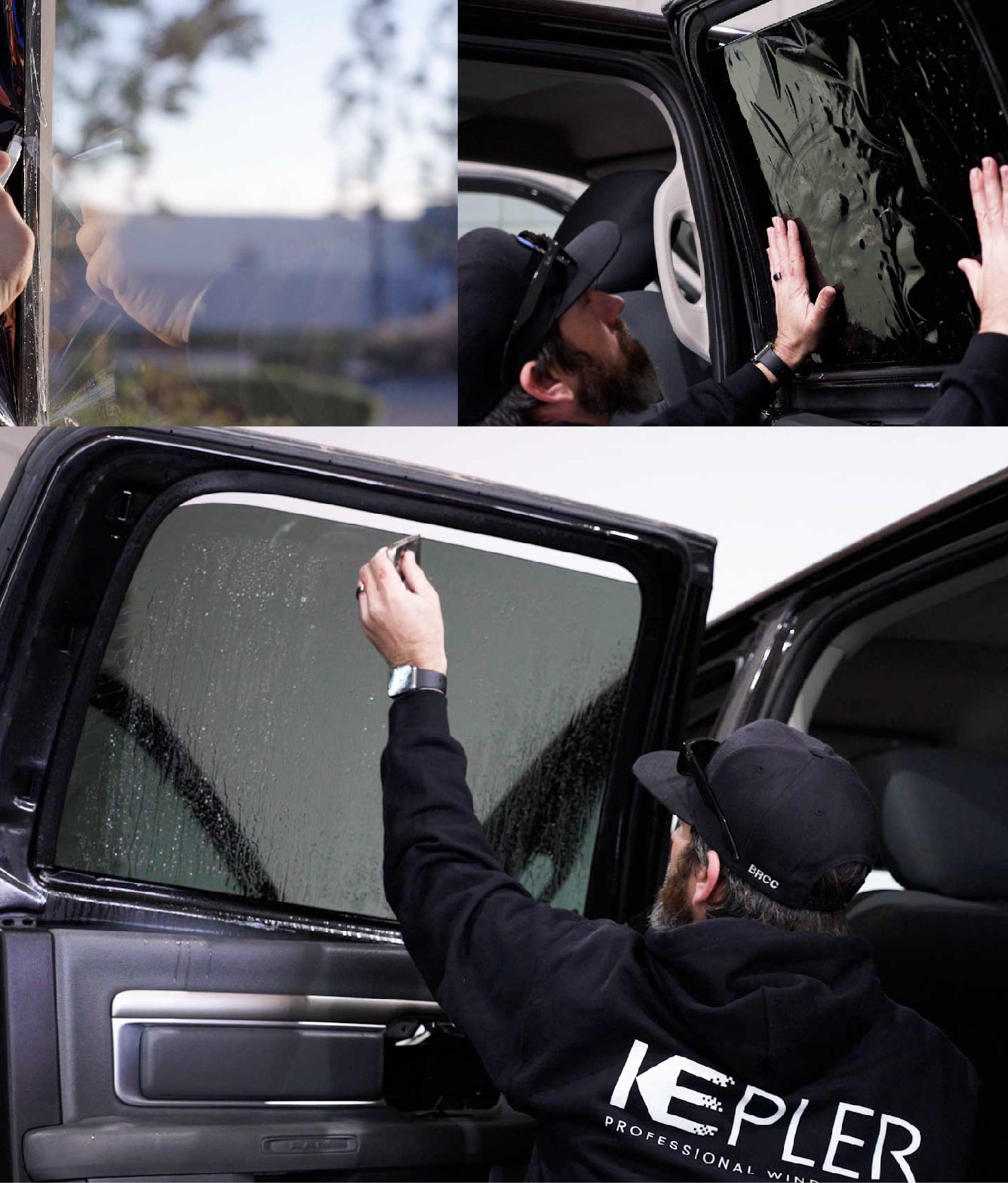 Kepler Window Tinting Specialists at Work in Novato, California