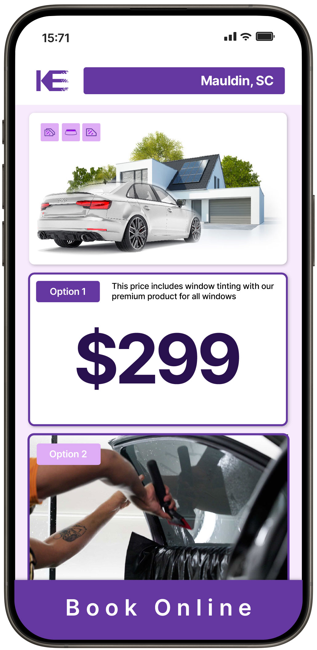 View Competitive Window Tinting Prices in Mauldin, South Carolina