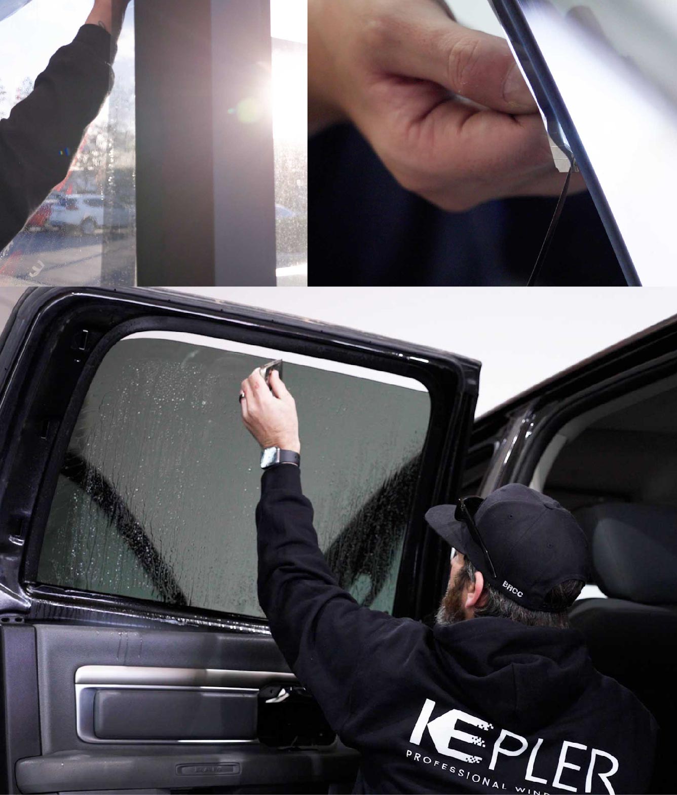 Kepler Window Tinting Specialists at Work in Bethel Park, Pennsylvania