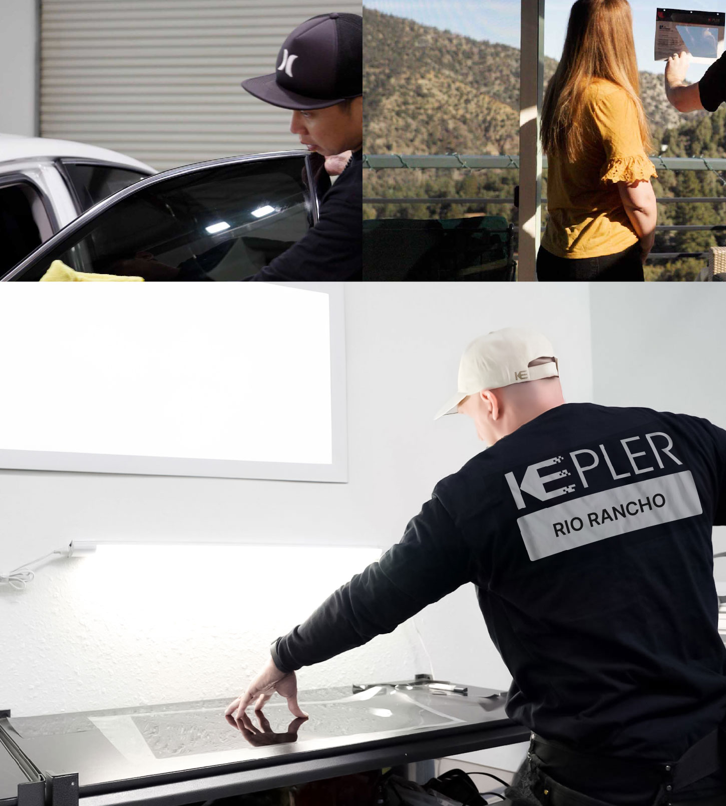 Window Tinting Specialist Cutting Film in Rio Rancho, New Mexico