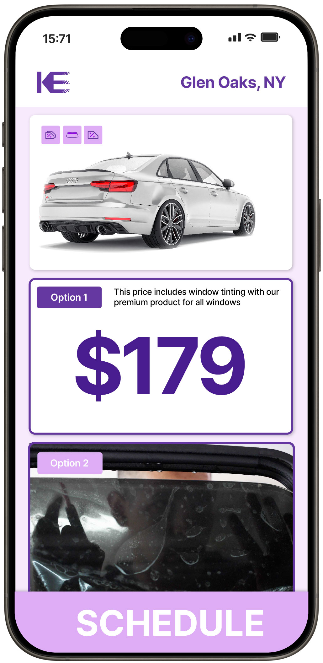 View Competitive Car Window Tinting Prices in Glen Oaks, New York