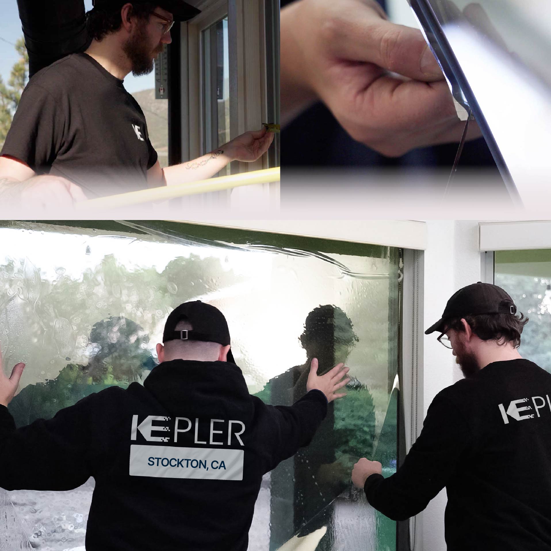 Kepler Specialist Performing Commercial Window Tinting in Stockton Stockton
