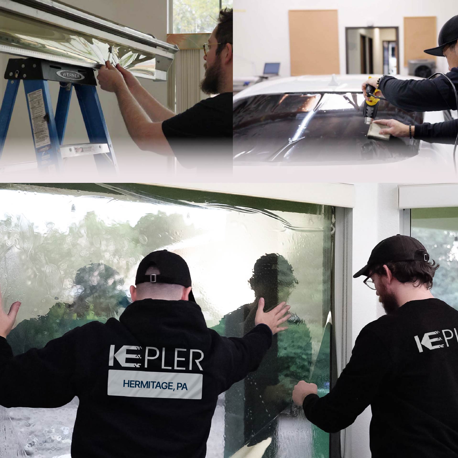 Kepler Specialist Performing Commercial Window Tinting in Hermitage Hermitage