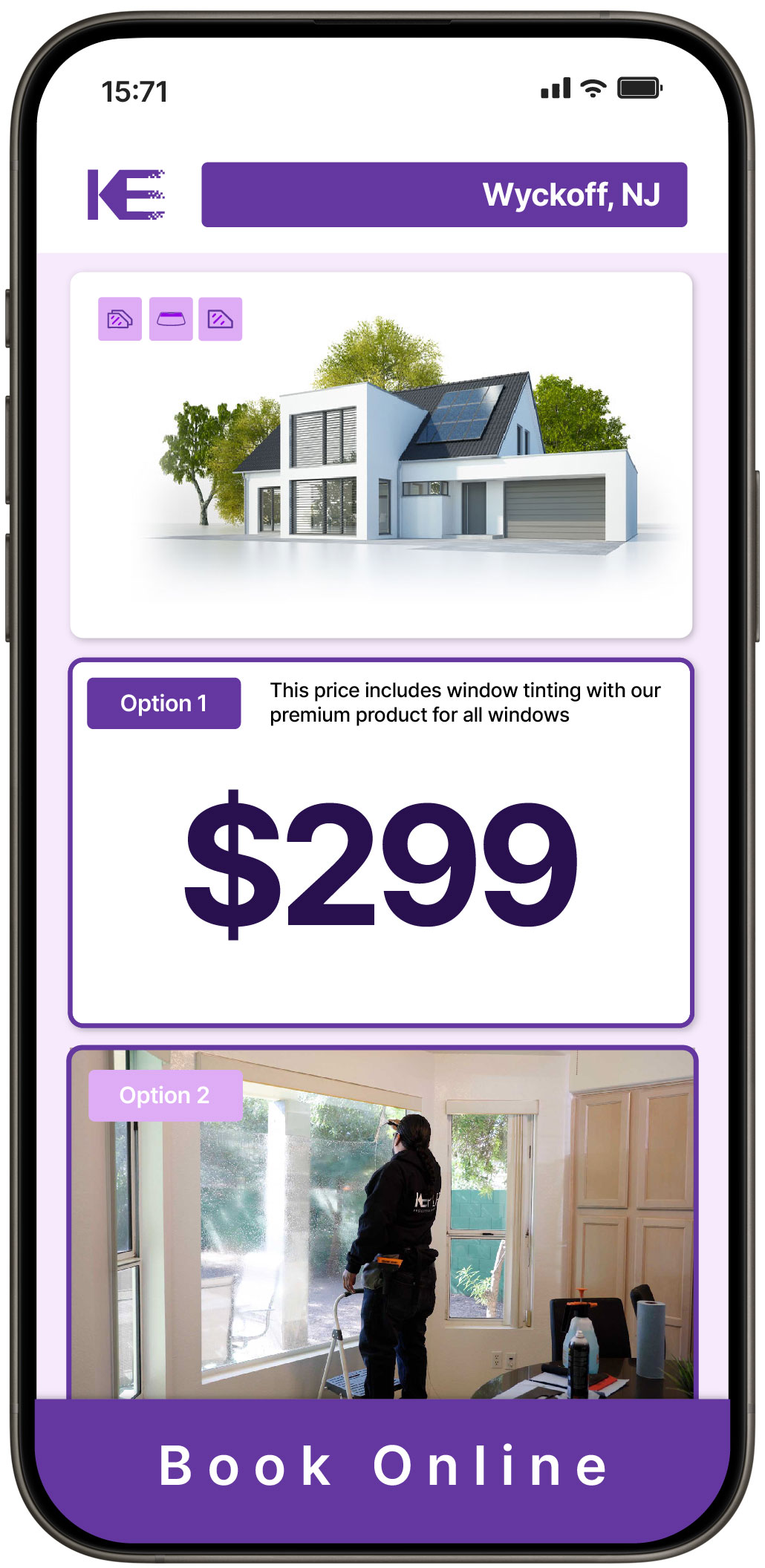 View Competitive Home Window Tinting Rates in Wyckoff, New Jersey