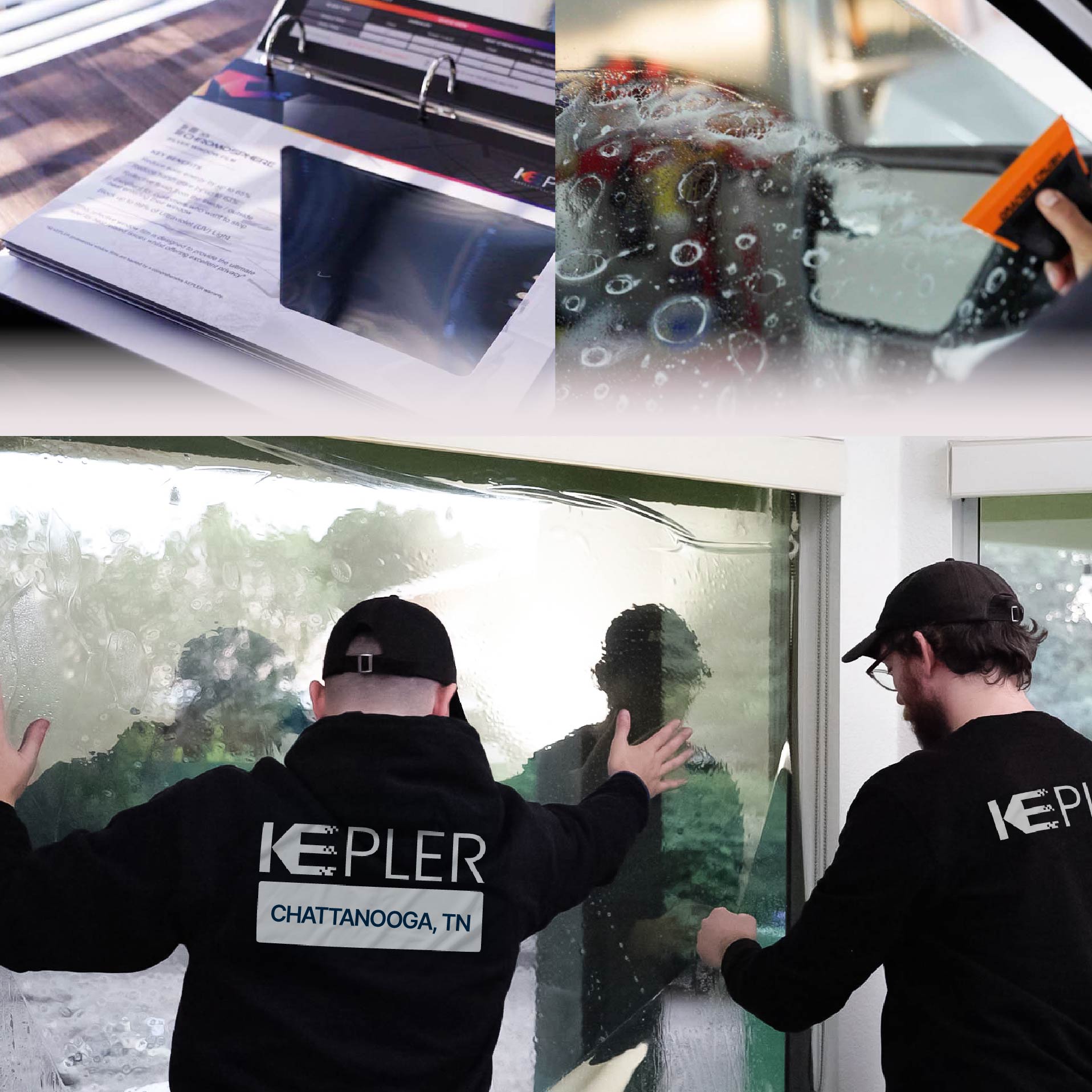 Kepler Specialist Performing Commercial Window Tinting in Chattanooga Chattanooga
