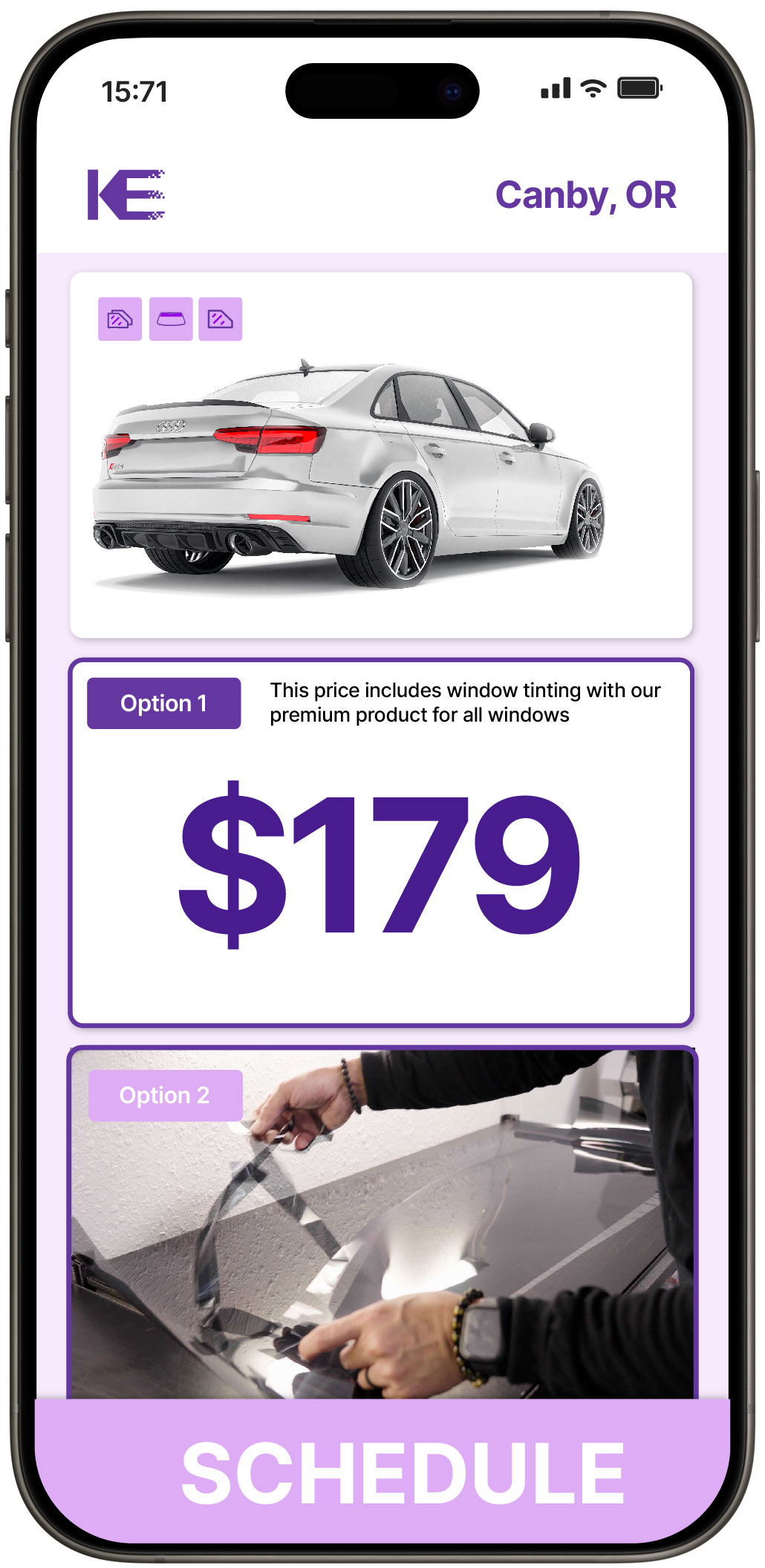 View Reasonable Car Window Tinting Rates in Canby, Oregon
