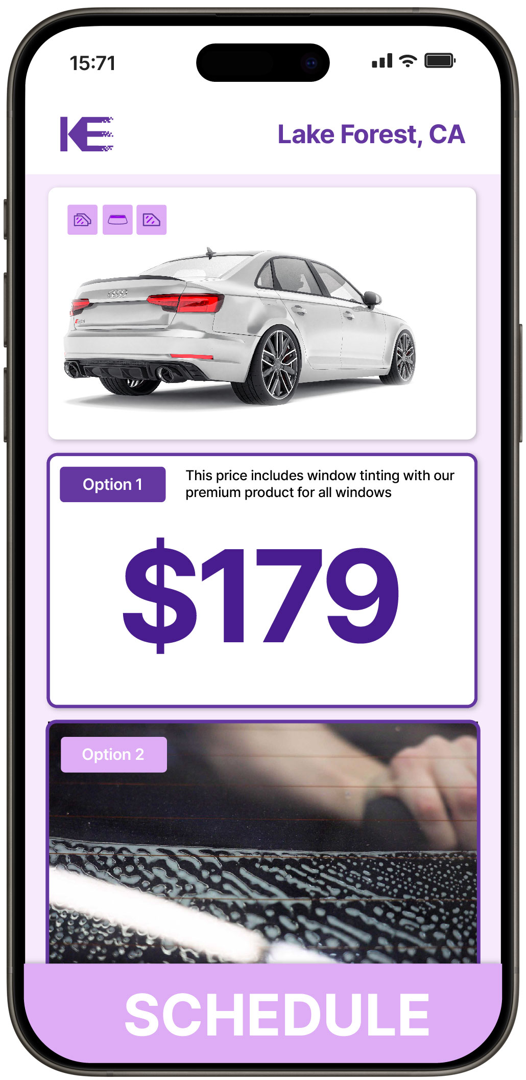 View Competitive Car Window Tinting Costs in Lake Forest, California