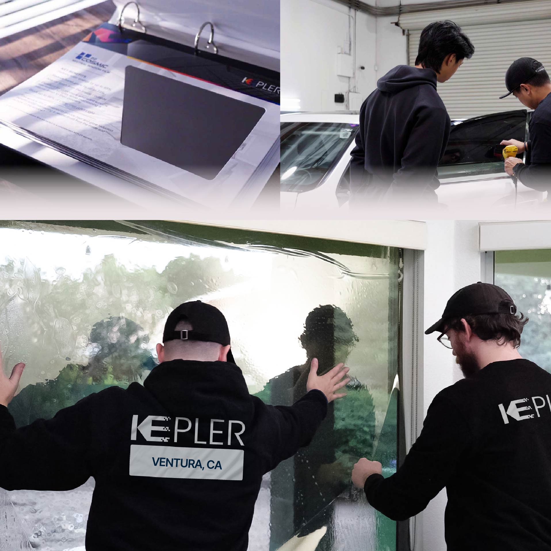 Kepler Specialist Performing Commercial Window Tinting in Ventura Ventura